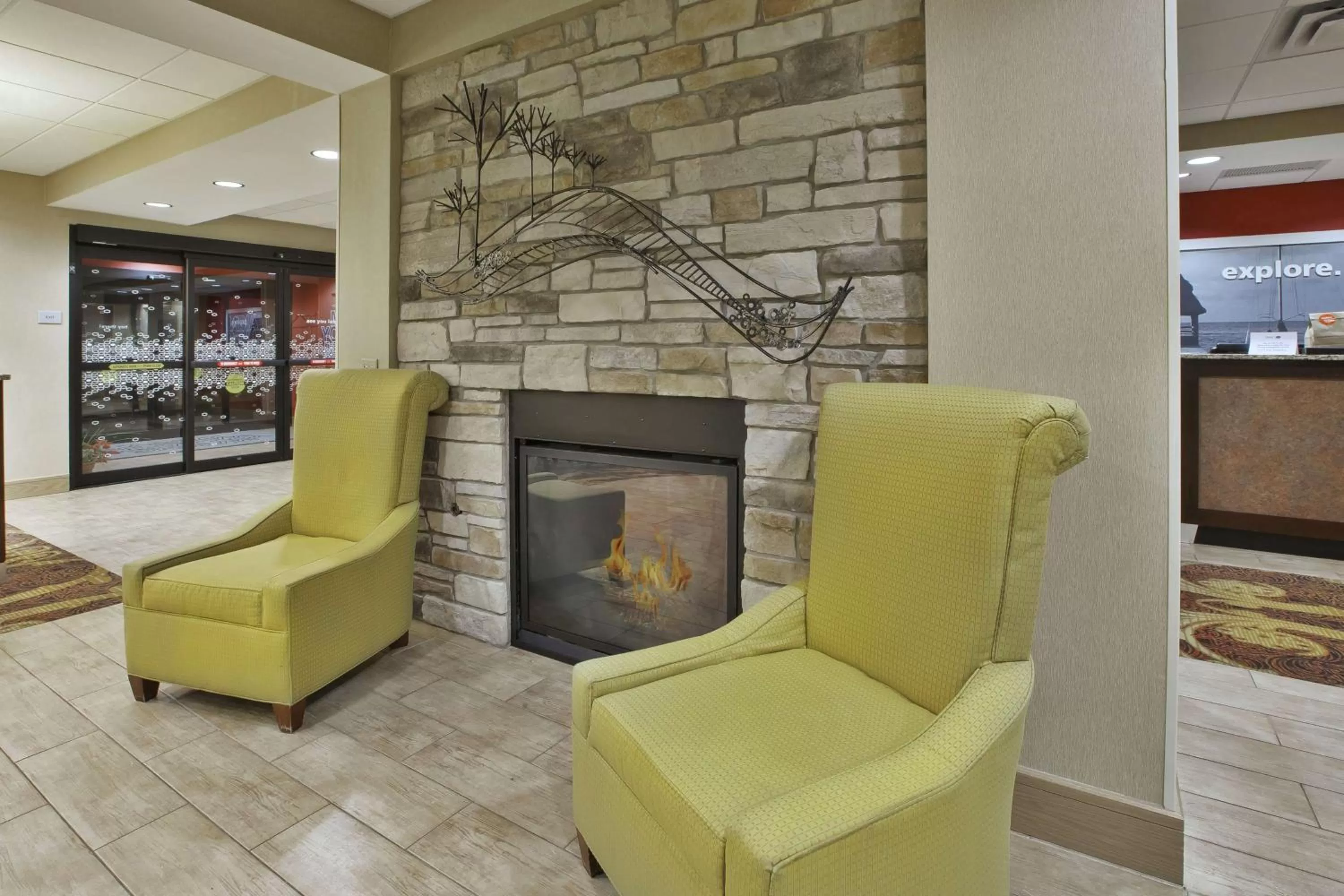 Lobby or reception in Hampton Inn Brockport