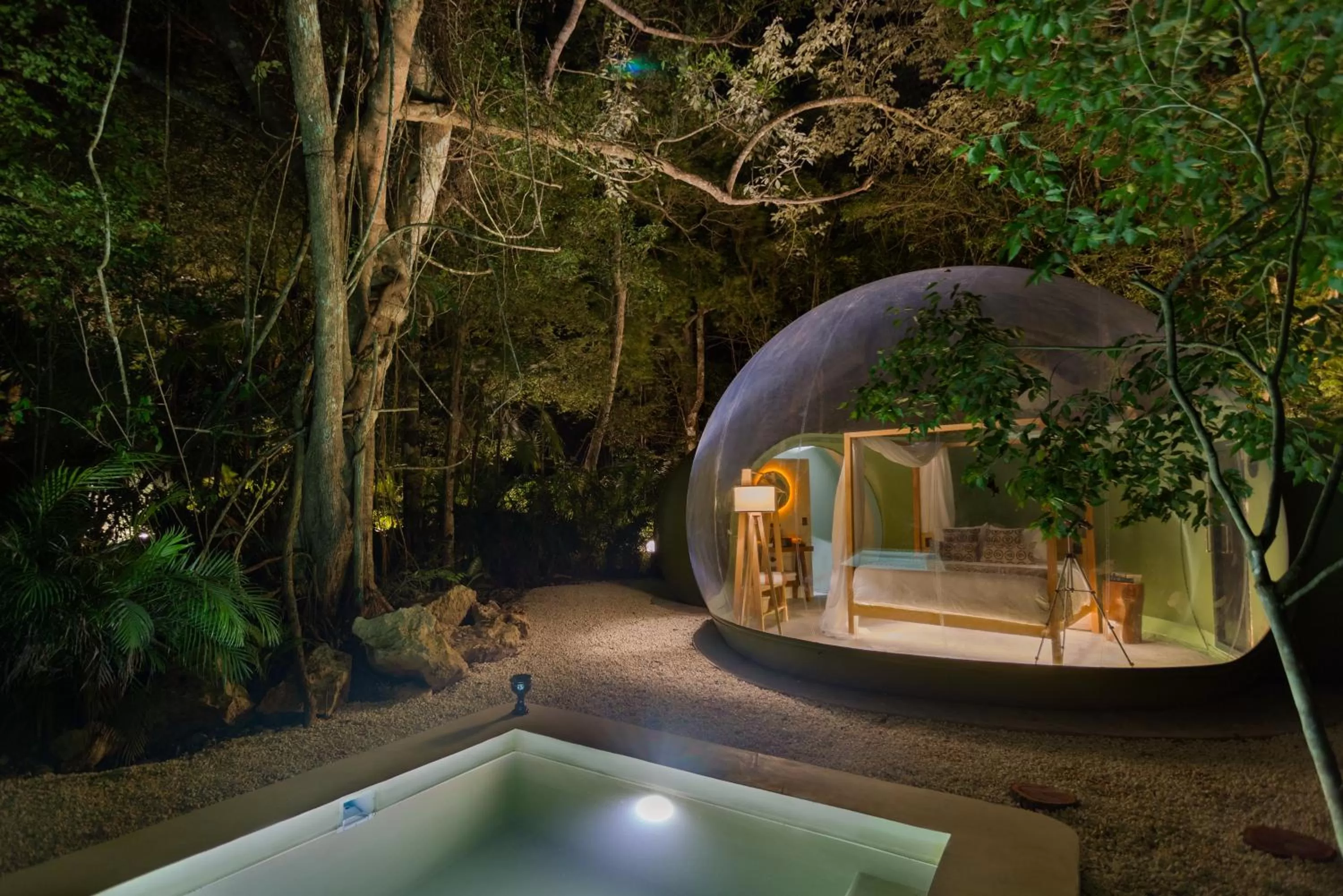 Swimming pool in Oom Bubble Boutique Riviera Cancun - Adults Only