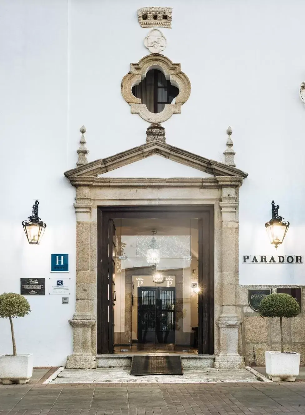 Facade/entrance in Parador de Mérida