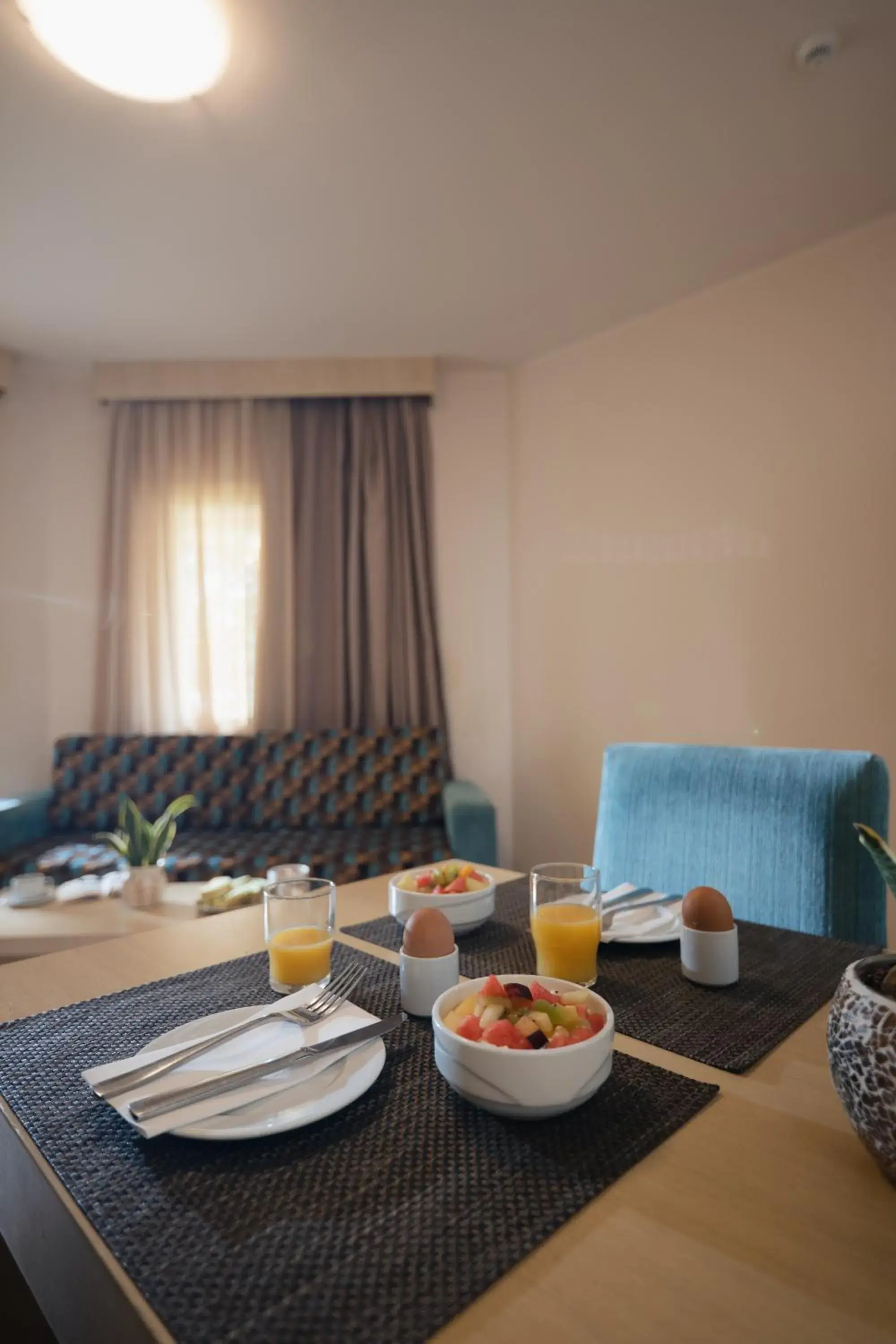 Living room in Molos Bay Hotel Living room in Molos Bay Hotel