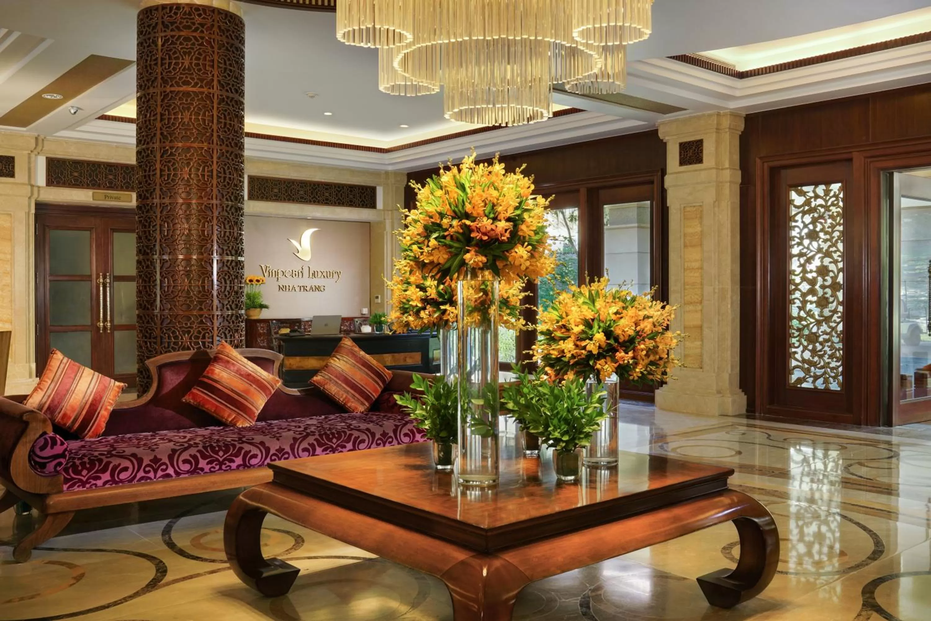 Lobby or reception in Vinpearl Luxury Nha Trang