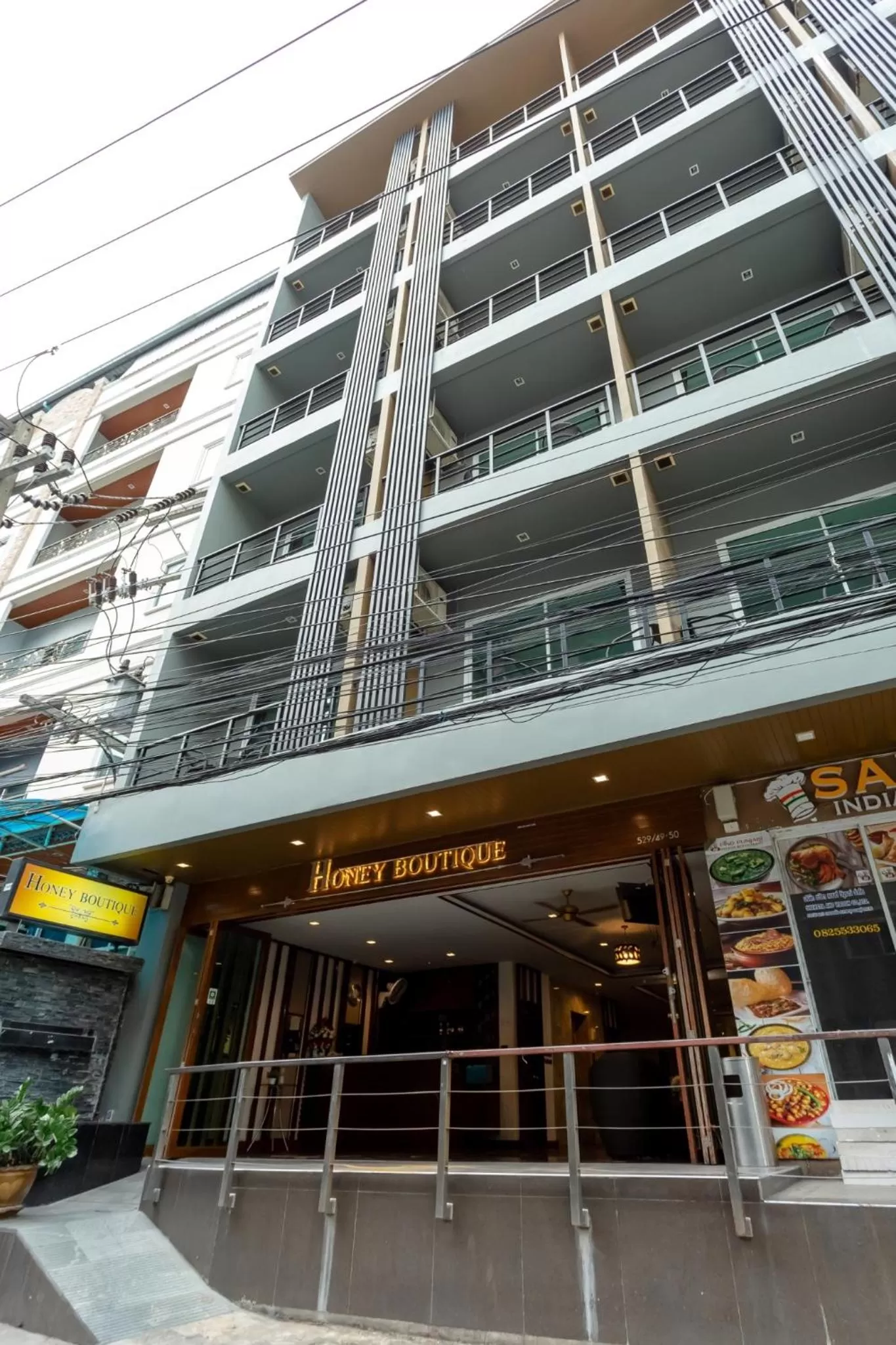 Property building in Honey Boutique Hotel