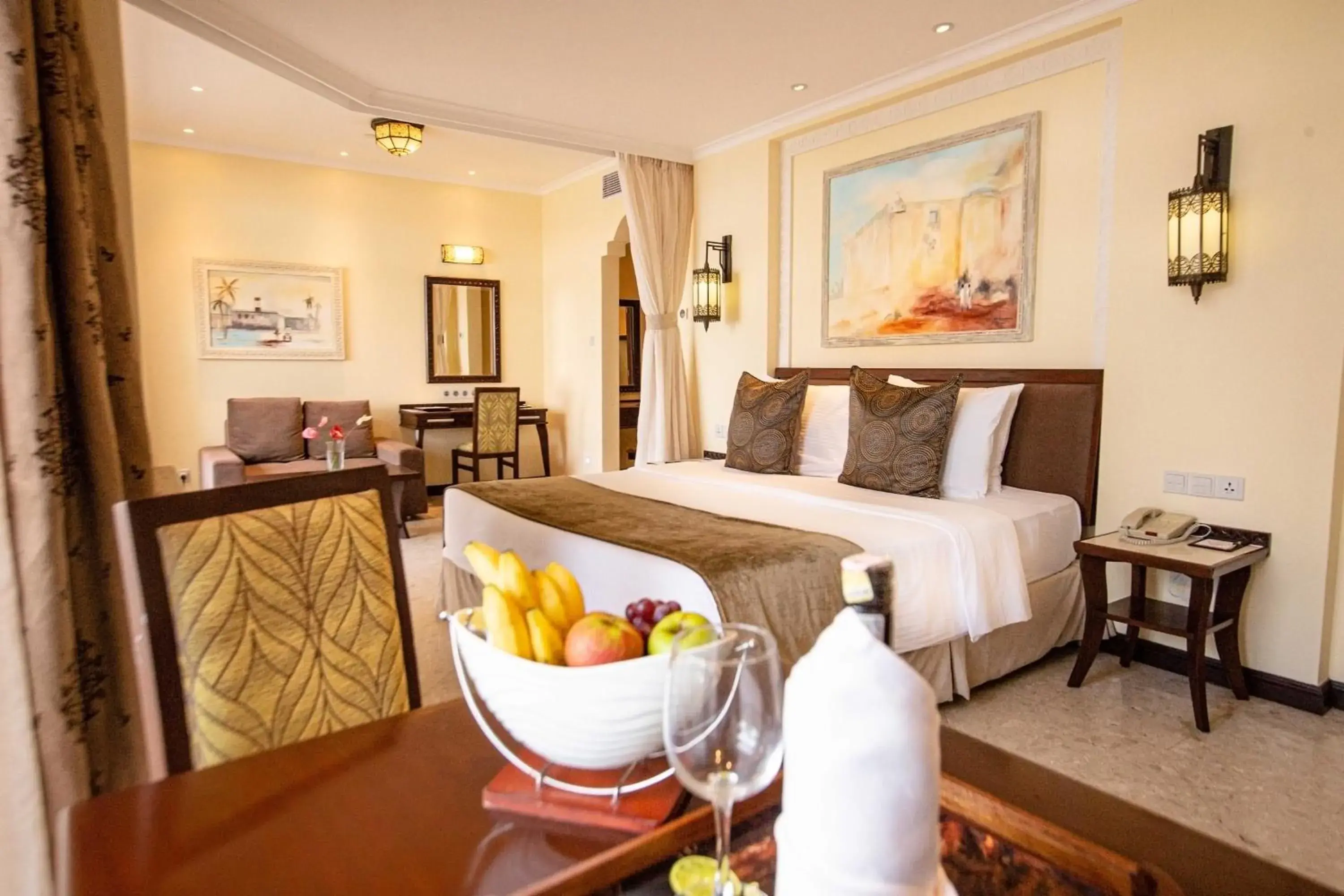 Living room, Bed in Sarova Whitesands Beach Resort & Spa Living room, Bed in Sarova Whitesands Beach Resort & Spa