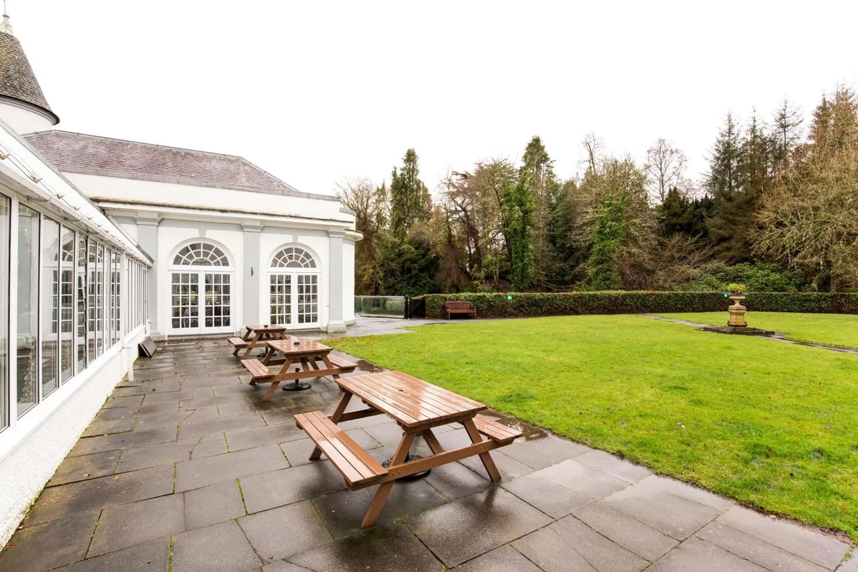 Garden in Barony Castle Hotel