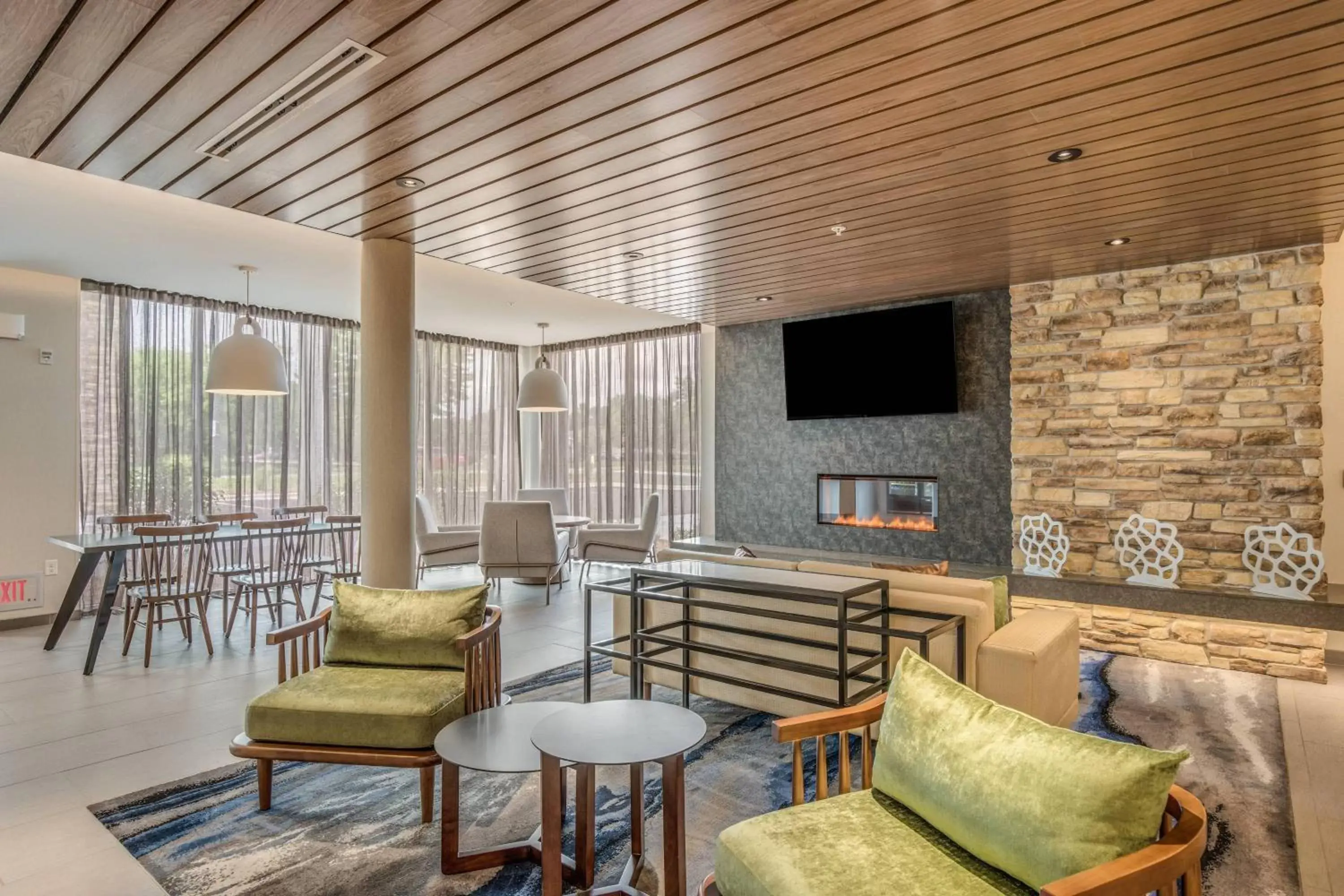 Lobby or reception, Seating Area in Fairfield Inn & Suites Whitewater