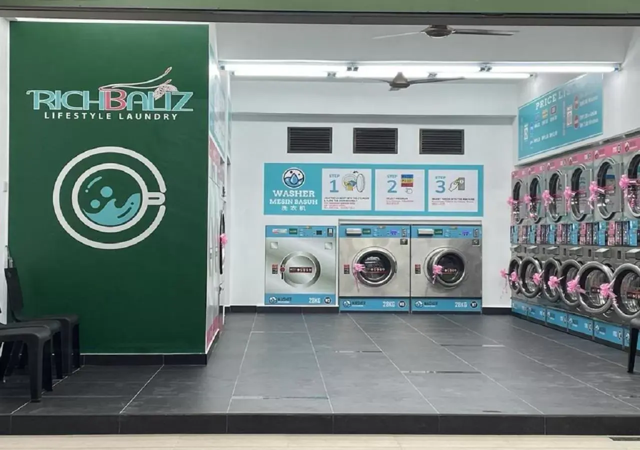 laundry in Hotel Richbaliz Selayang