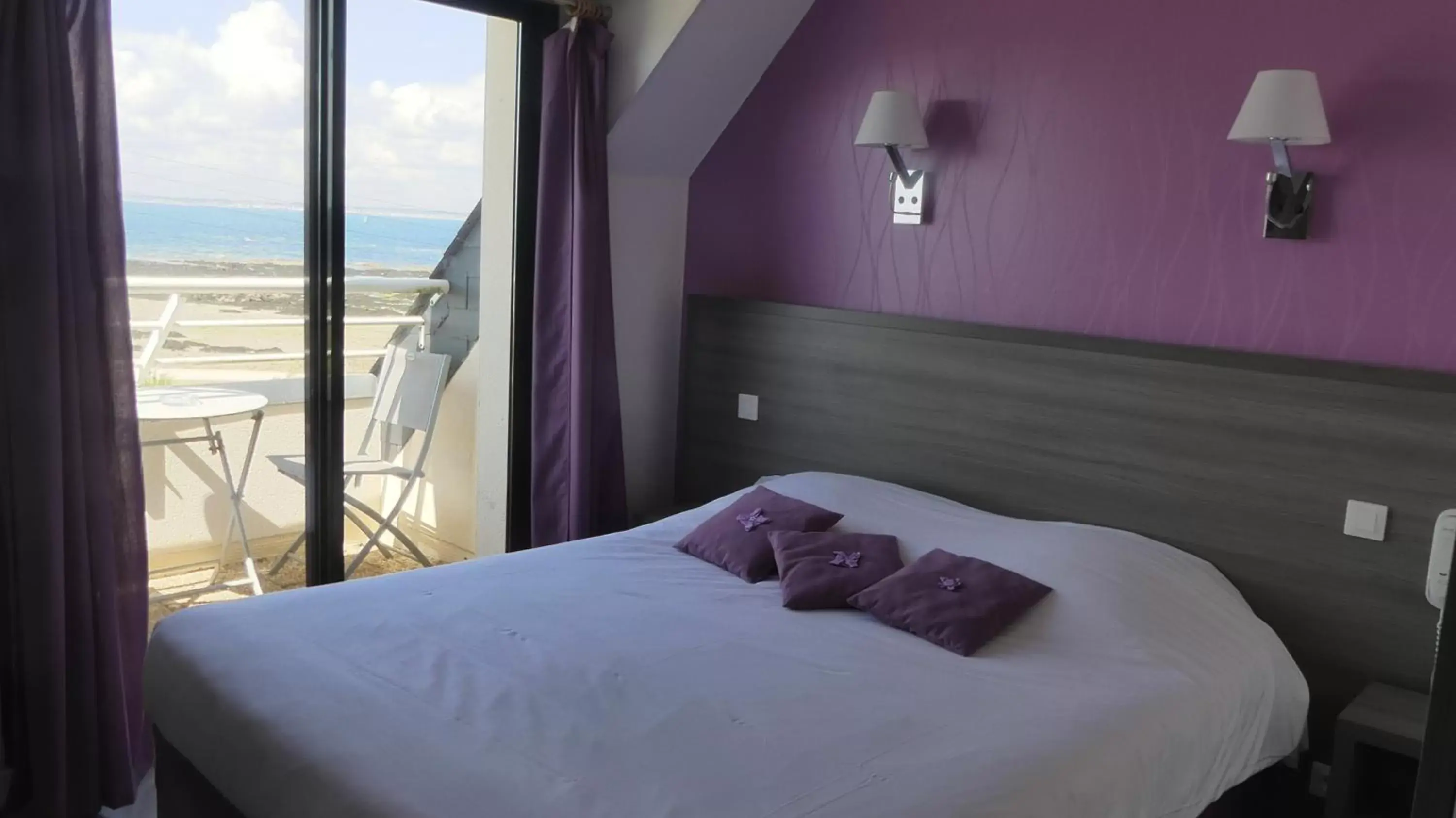Balcony/Terrace, Bed in Hotel Castel Moor