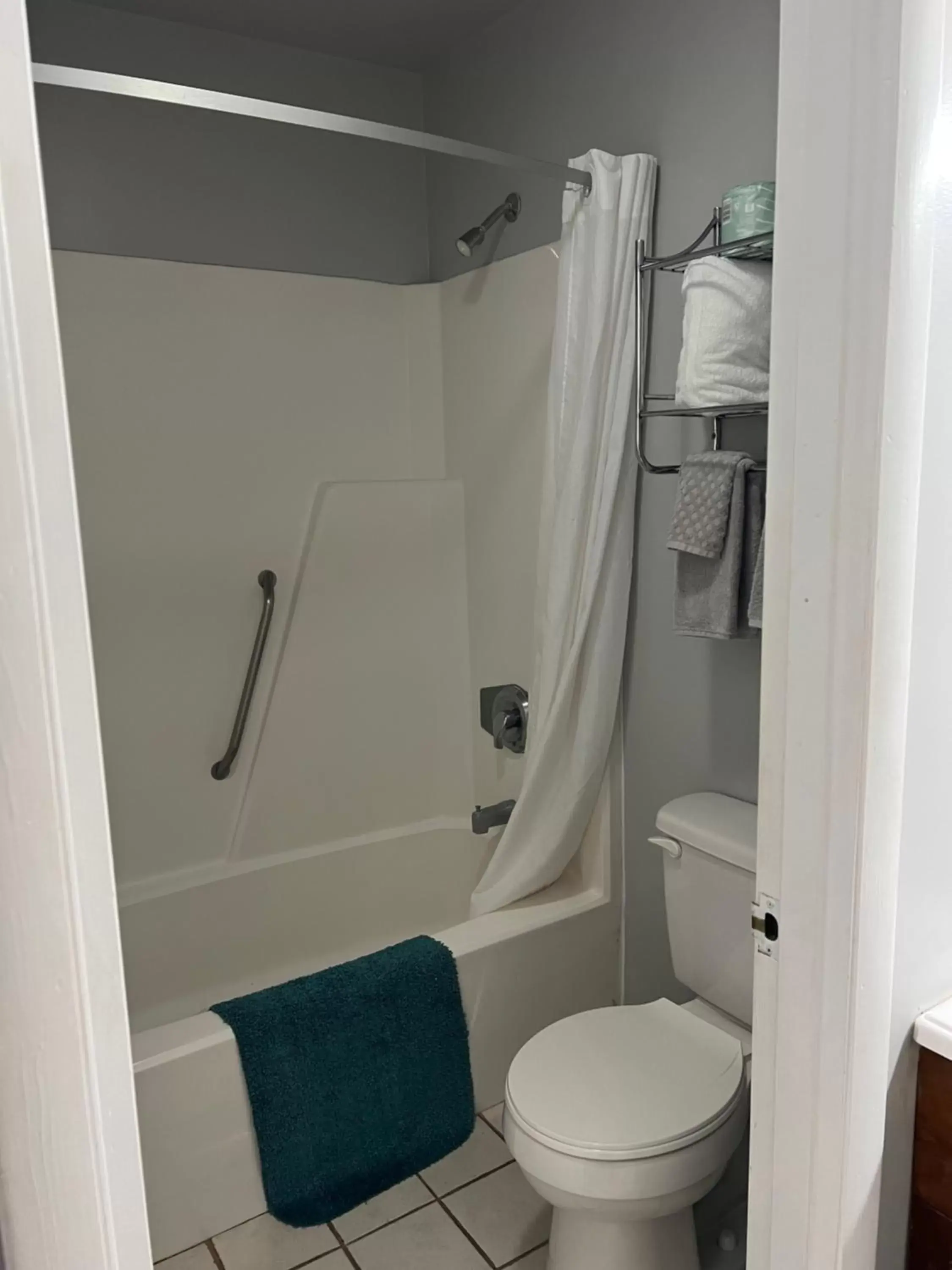 Shower, Bathroom in Heidi Motel - Helen