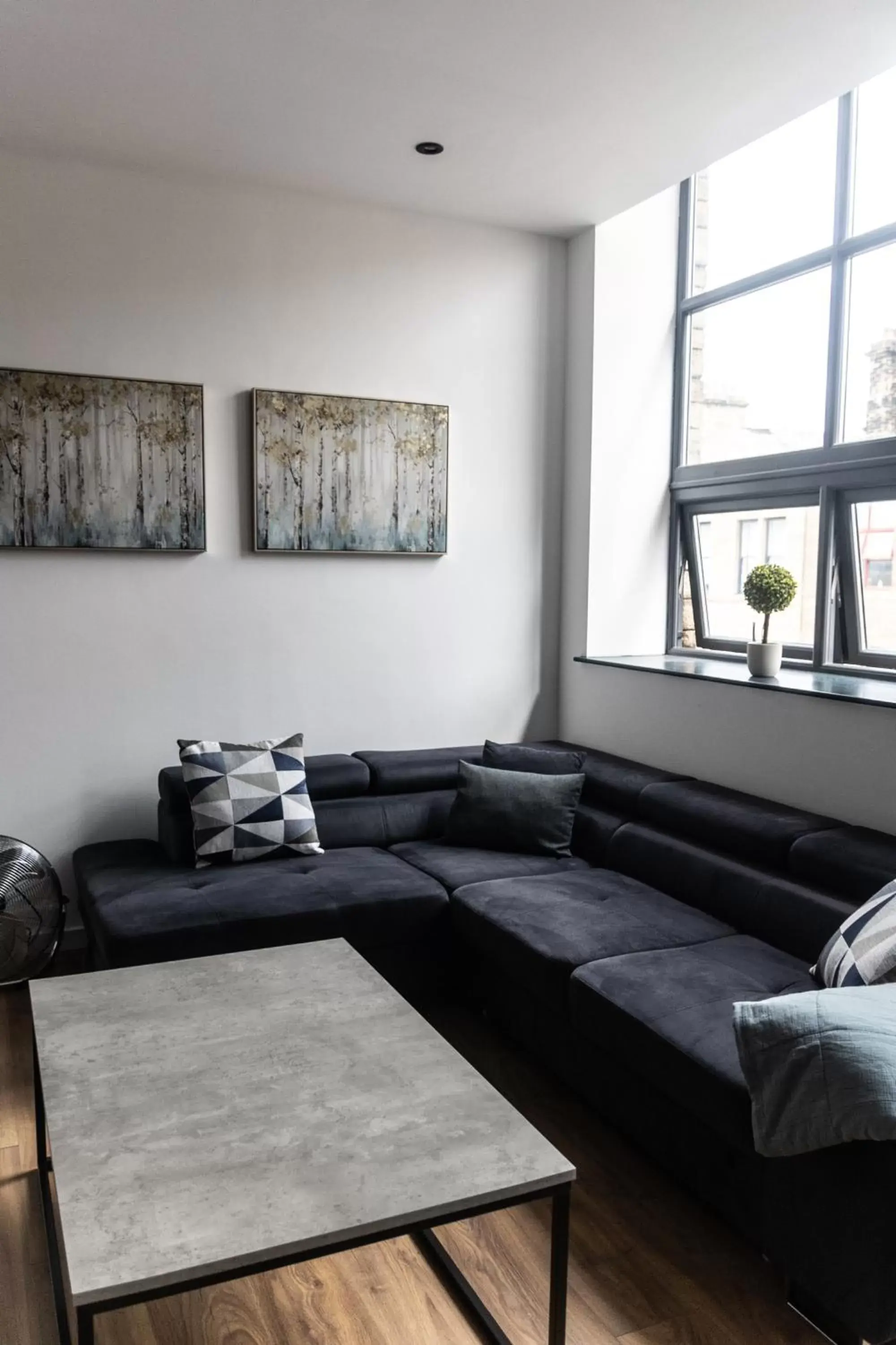 Seating Area in Fletcher Apartments