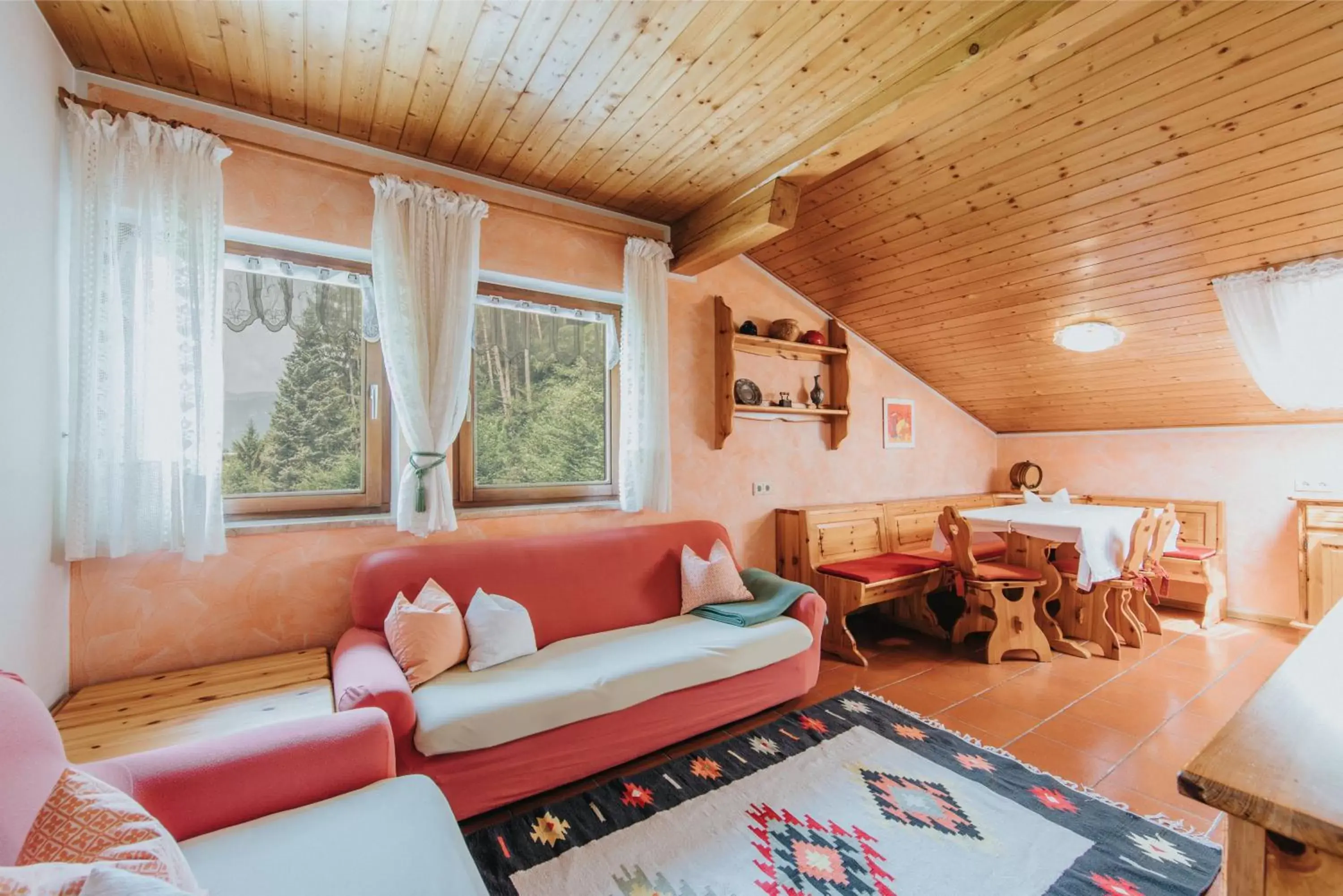 Living room, Seating Area in Residence Obermoarhof