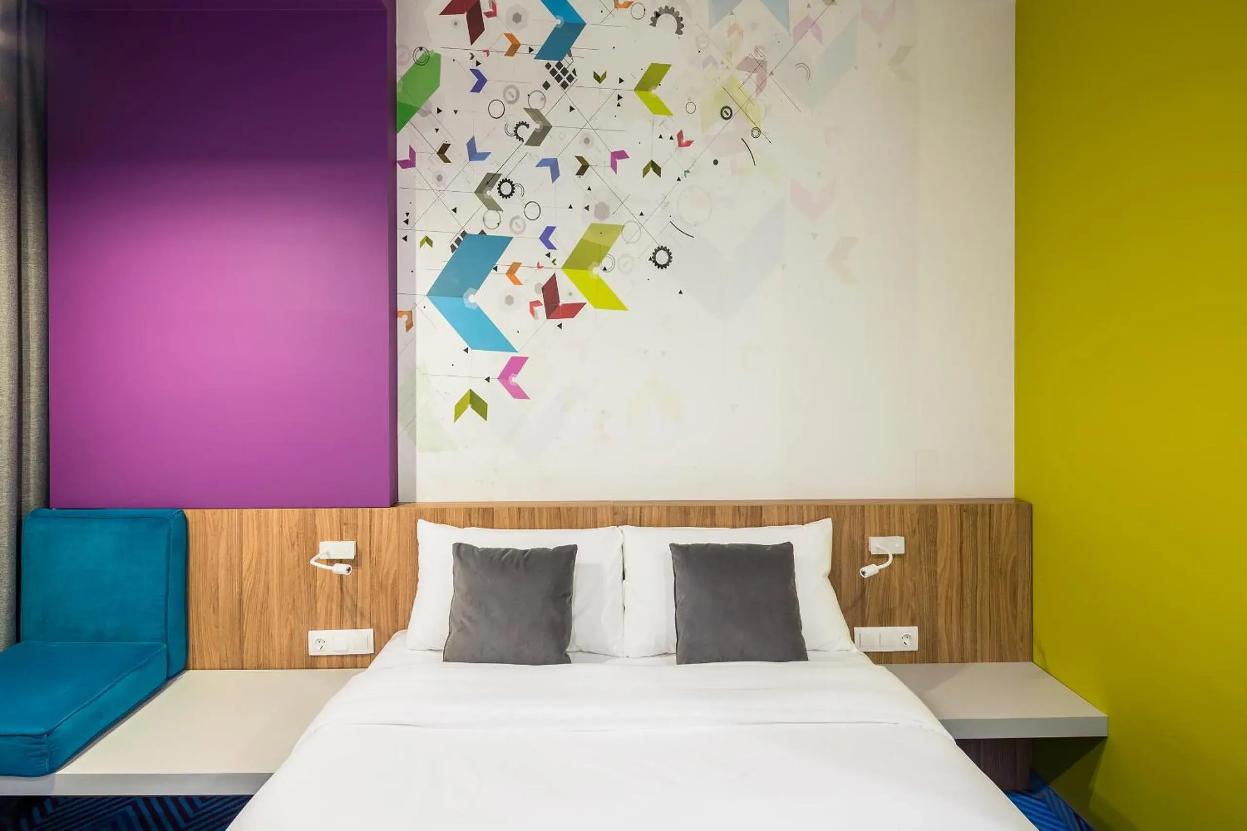 Bed in Ibis Styles Lviv Center