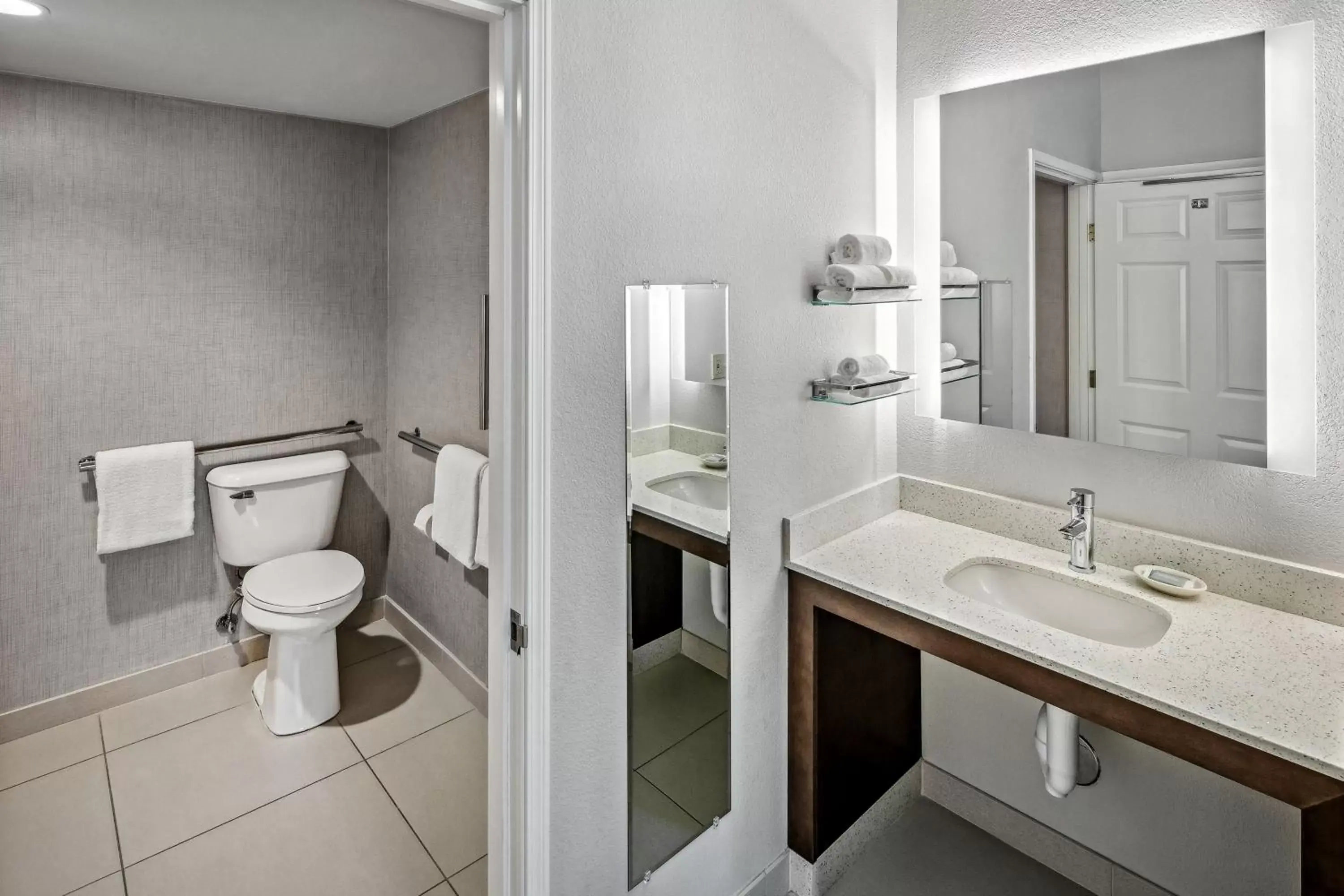 Bathroom in Residence Inn by Marriott Anchorage Midtown