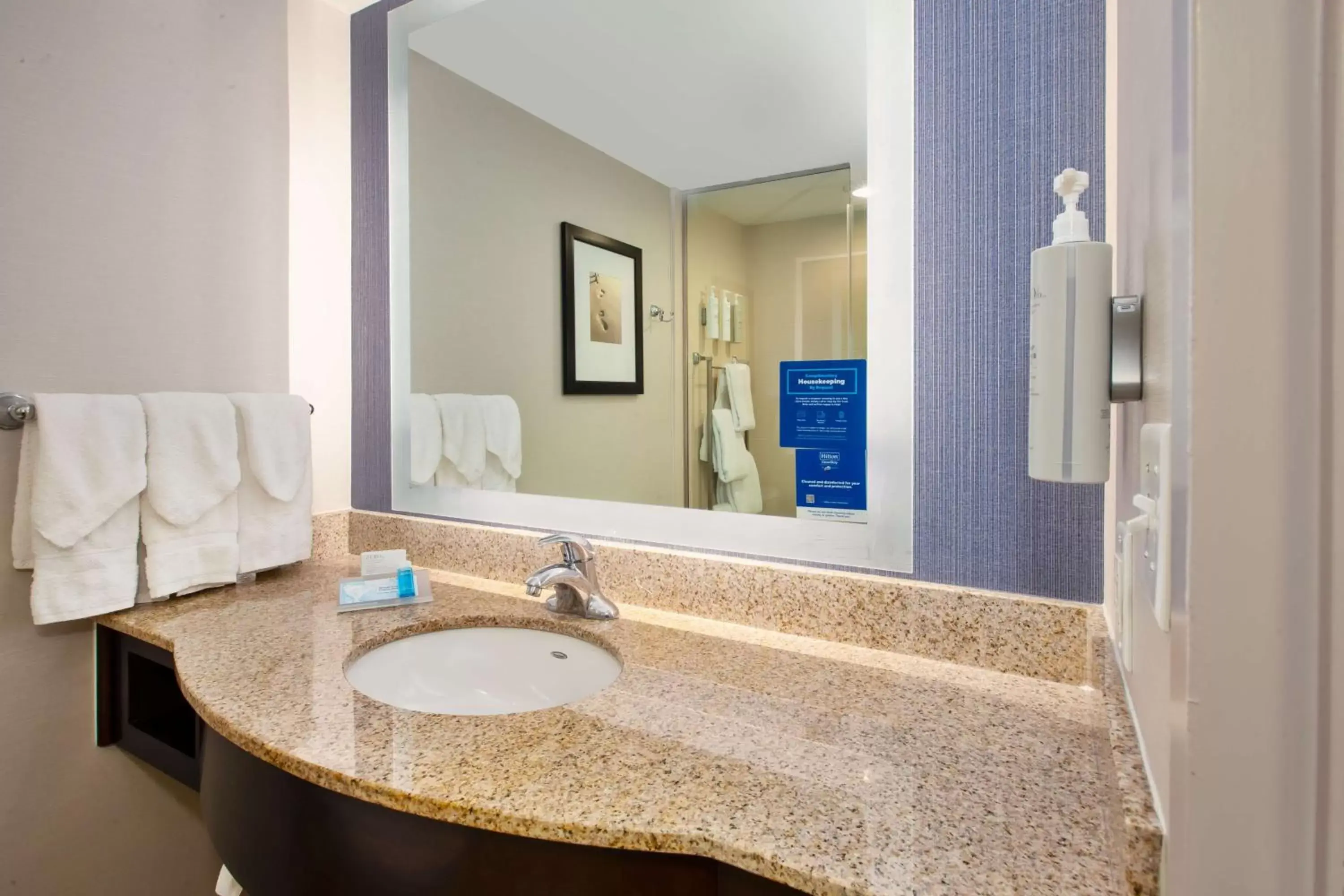 Bathroom in Hilton Garden Inn Virginia Beach Oceanfront