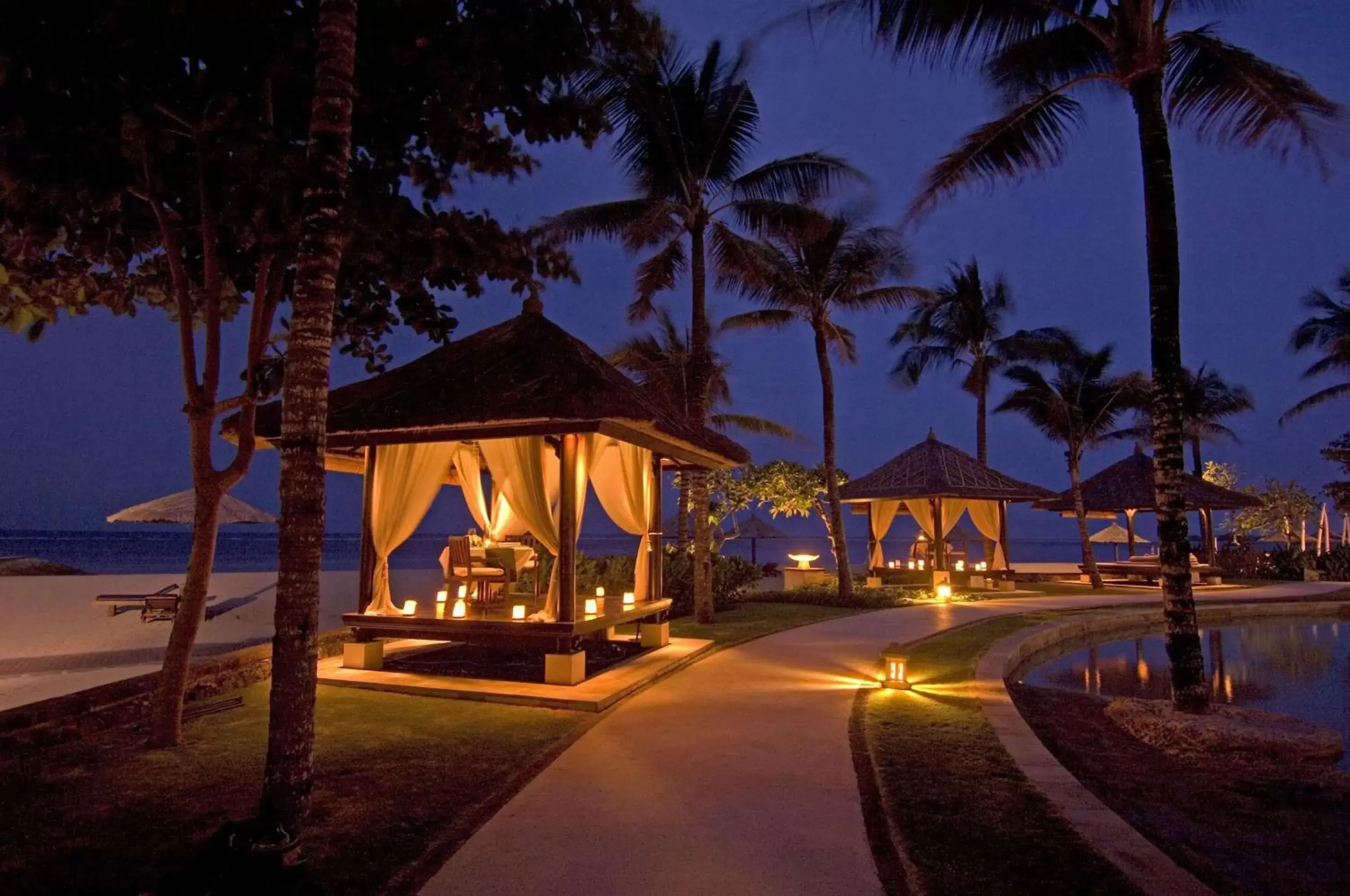 Dining area in Conrad Bali