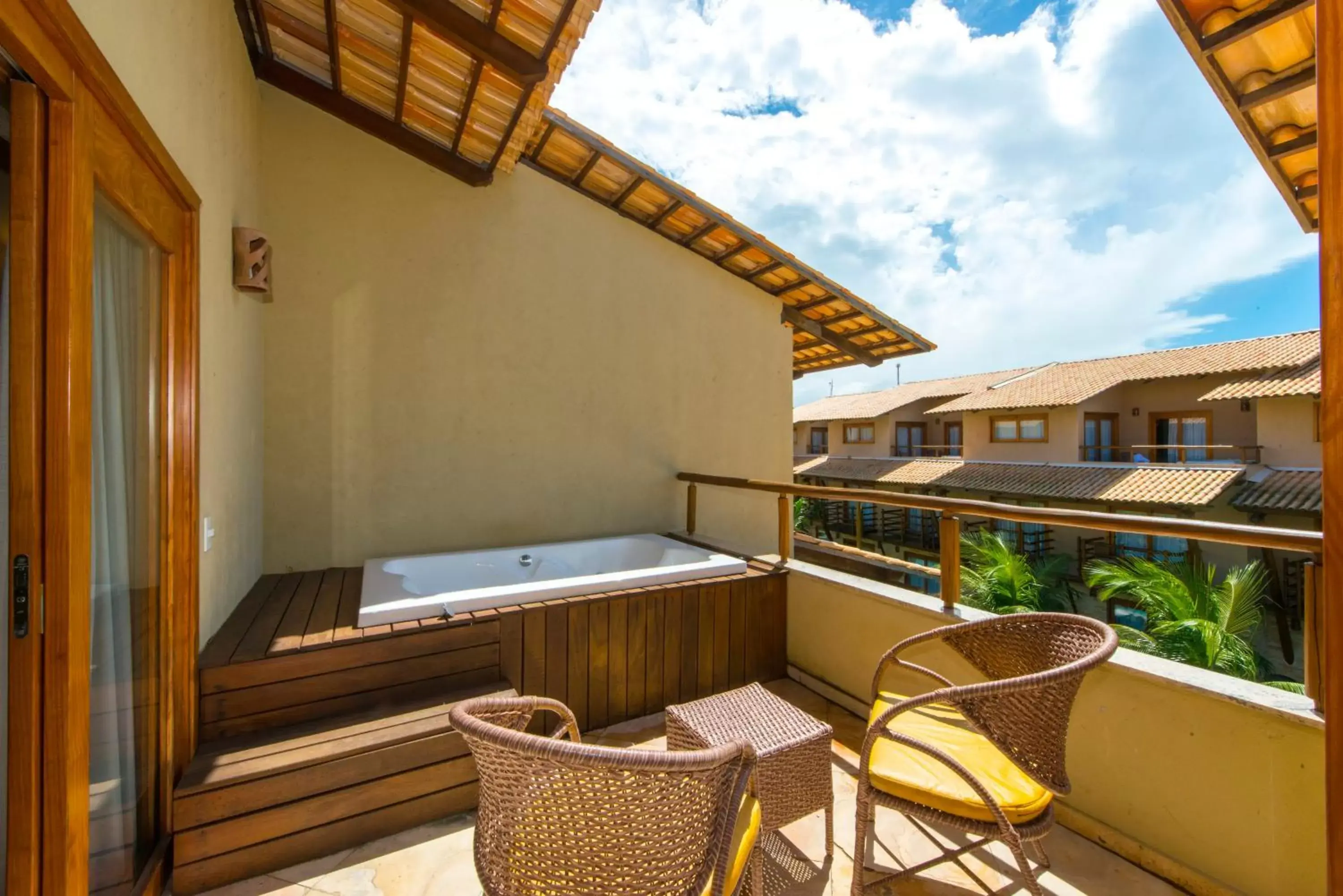 Balcony/Terrace in Praia Bonita Resort & Conventions - Praia de Camurupim