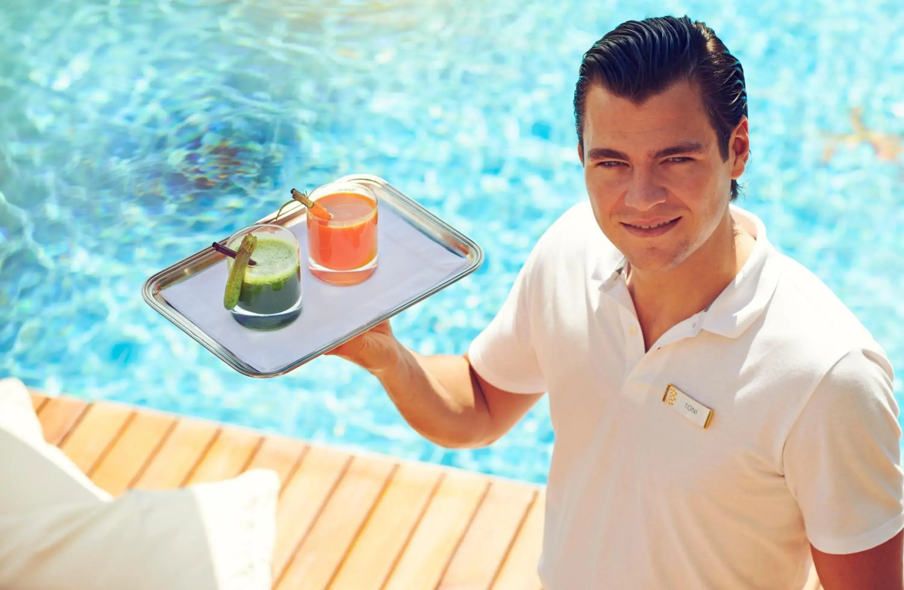 Swimming pool in Villa Orselina - Small Luxury Hotel