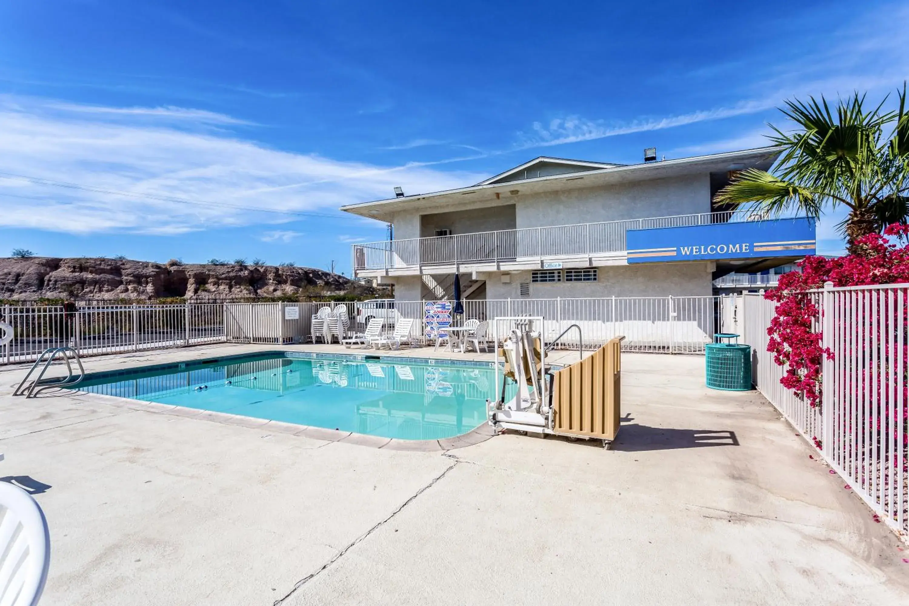 Swimming Pool in Motel 6-Needles, CA