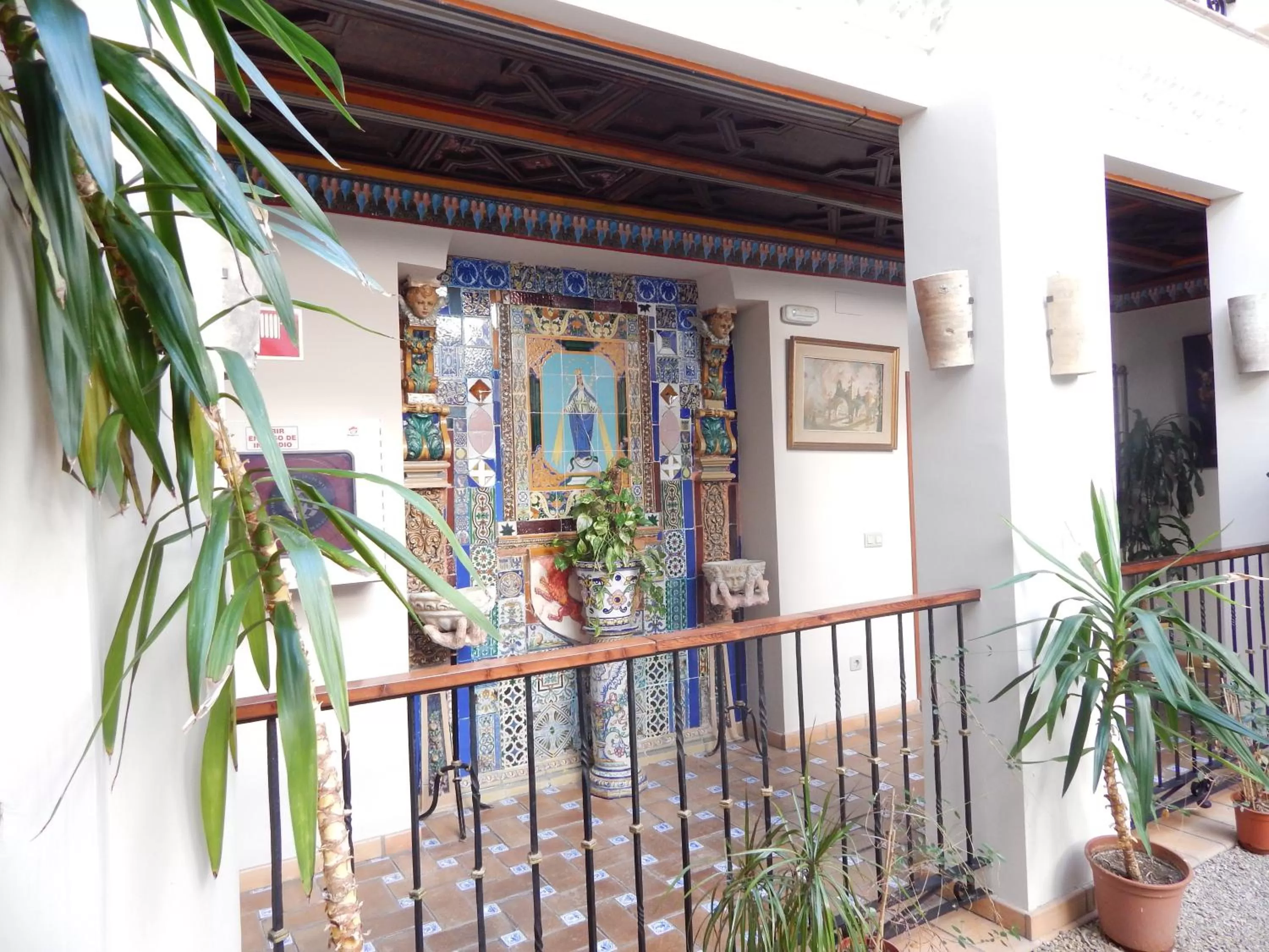 Patio in Hotel Convento La Gloria