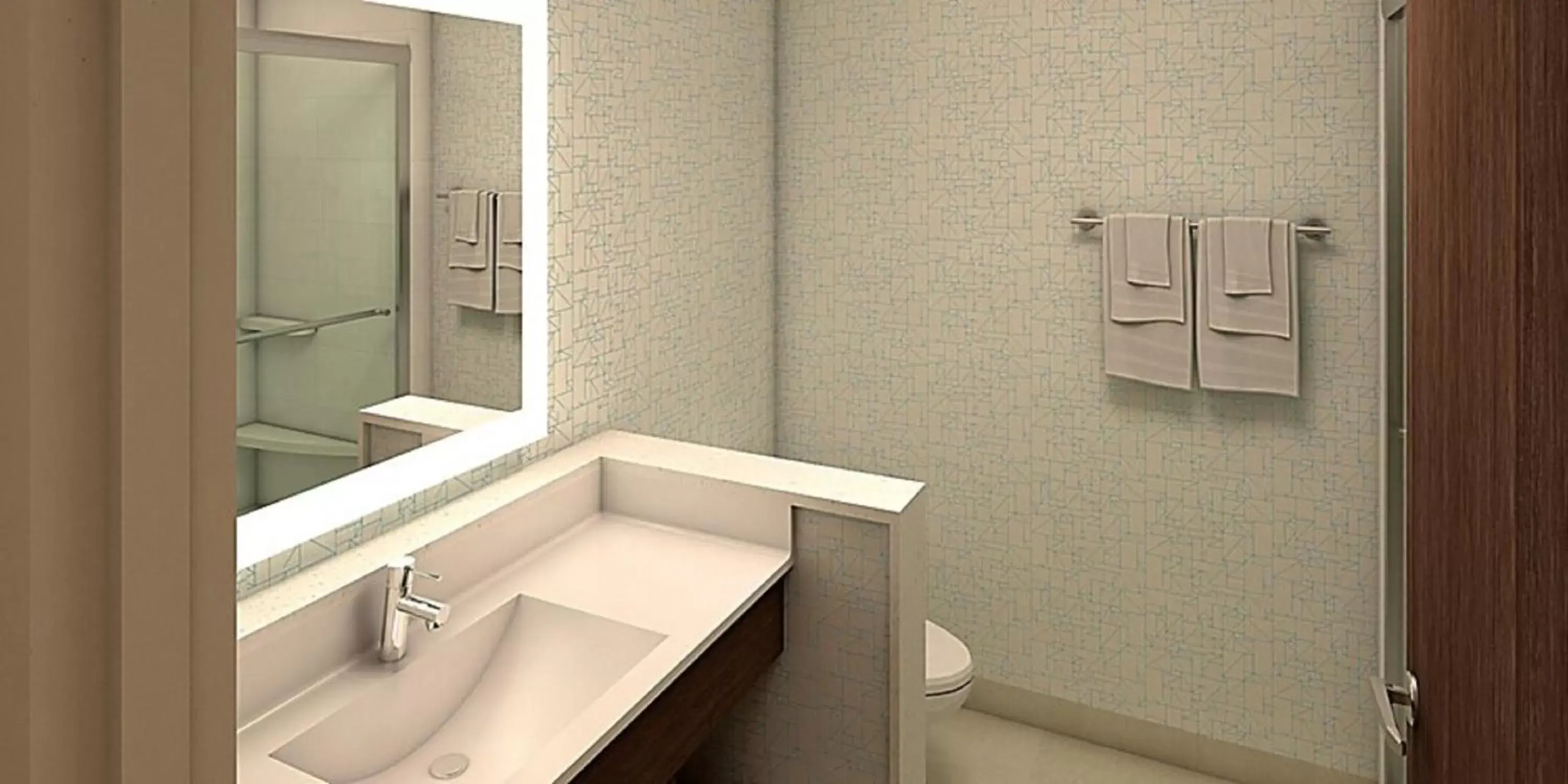 Toilet, Bathroom in Holiday Inn Express & Suites - The Dalles, an IHG Hotel