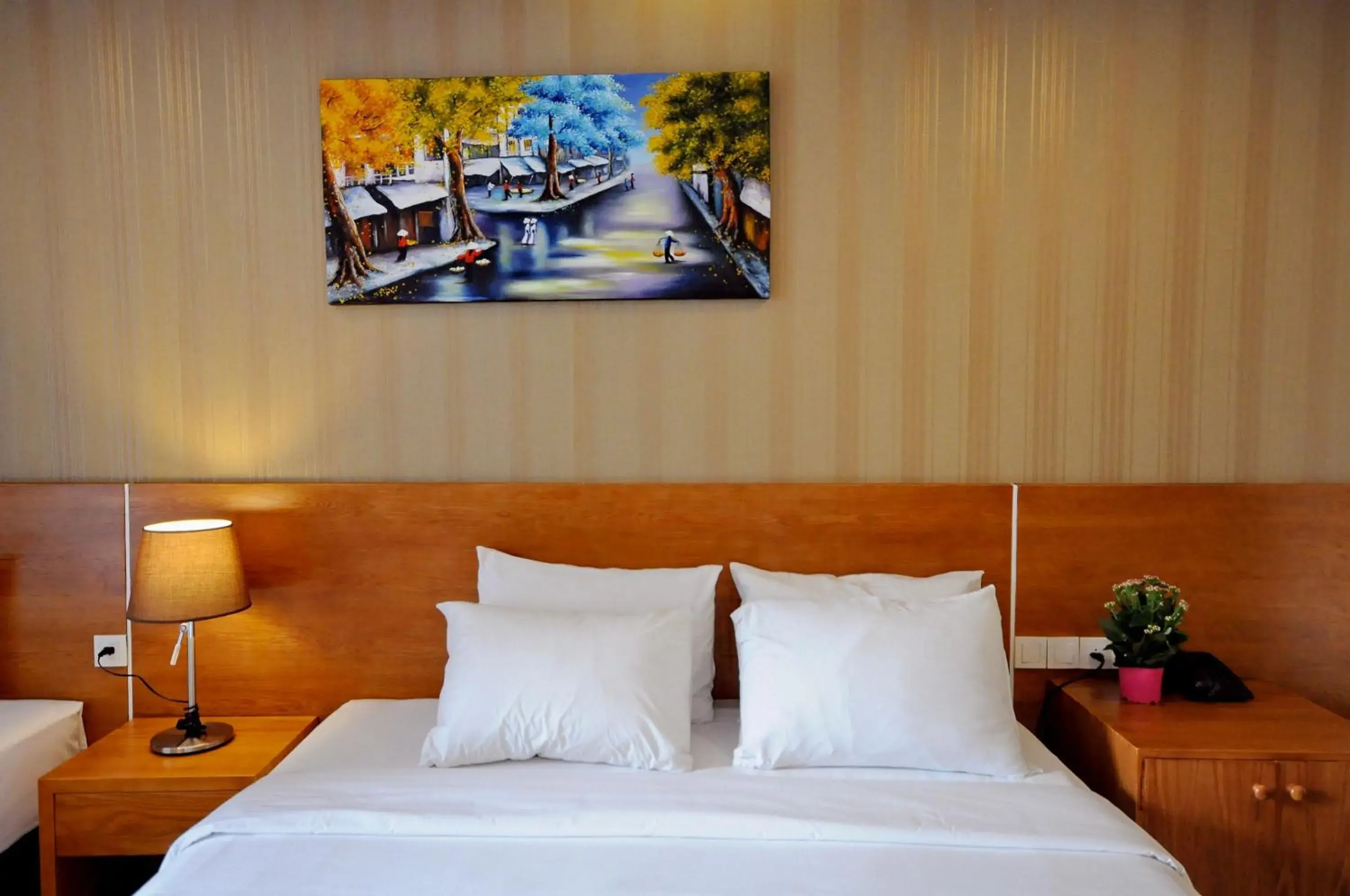 Bed in Holi Beach Hotel & Apartments