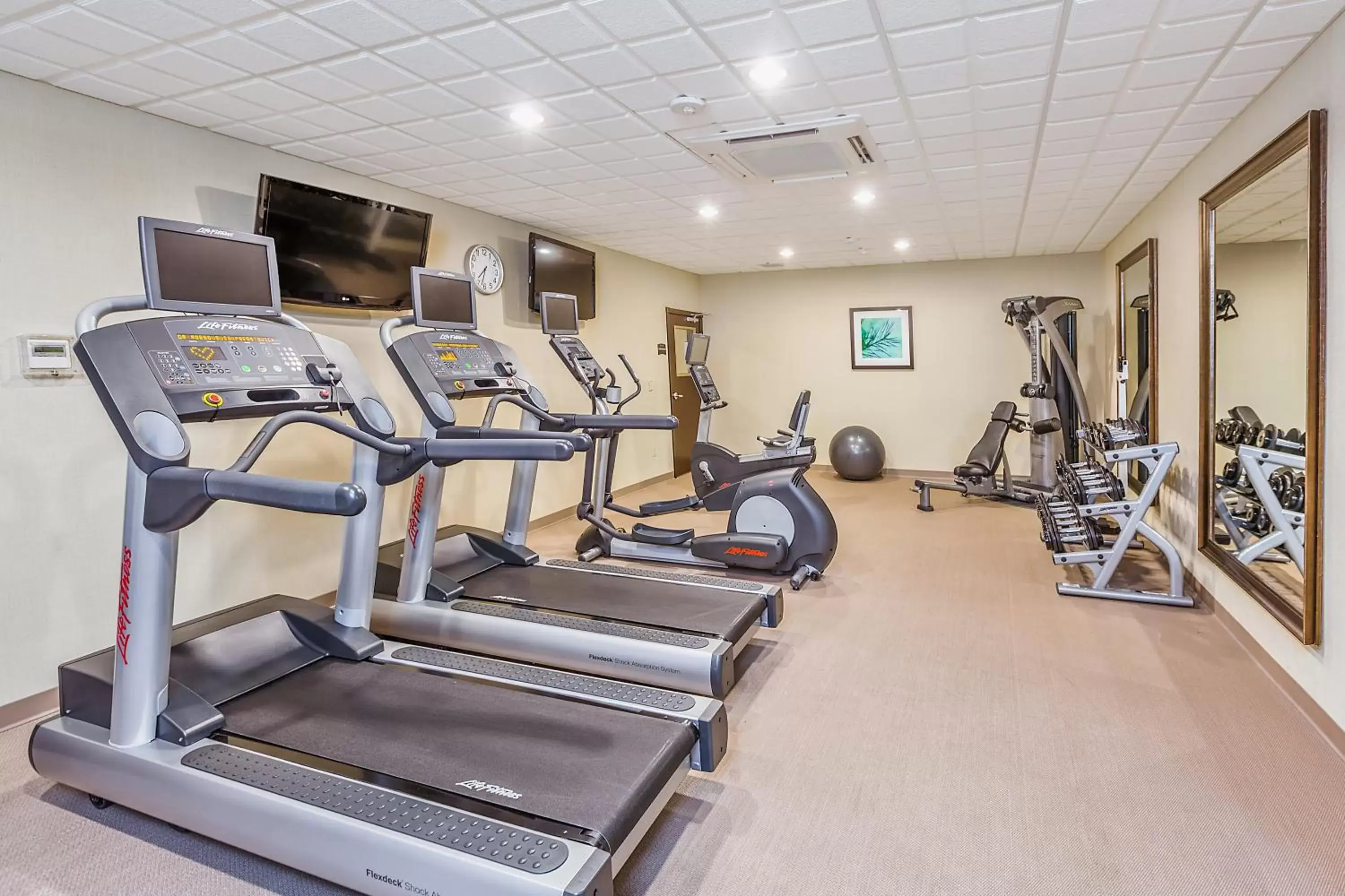 Fitness centre/facilities, Fitness Center/Facilities in Staybridge Suites Bismarck, an IHG Hotel