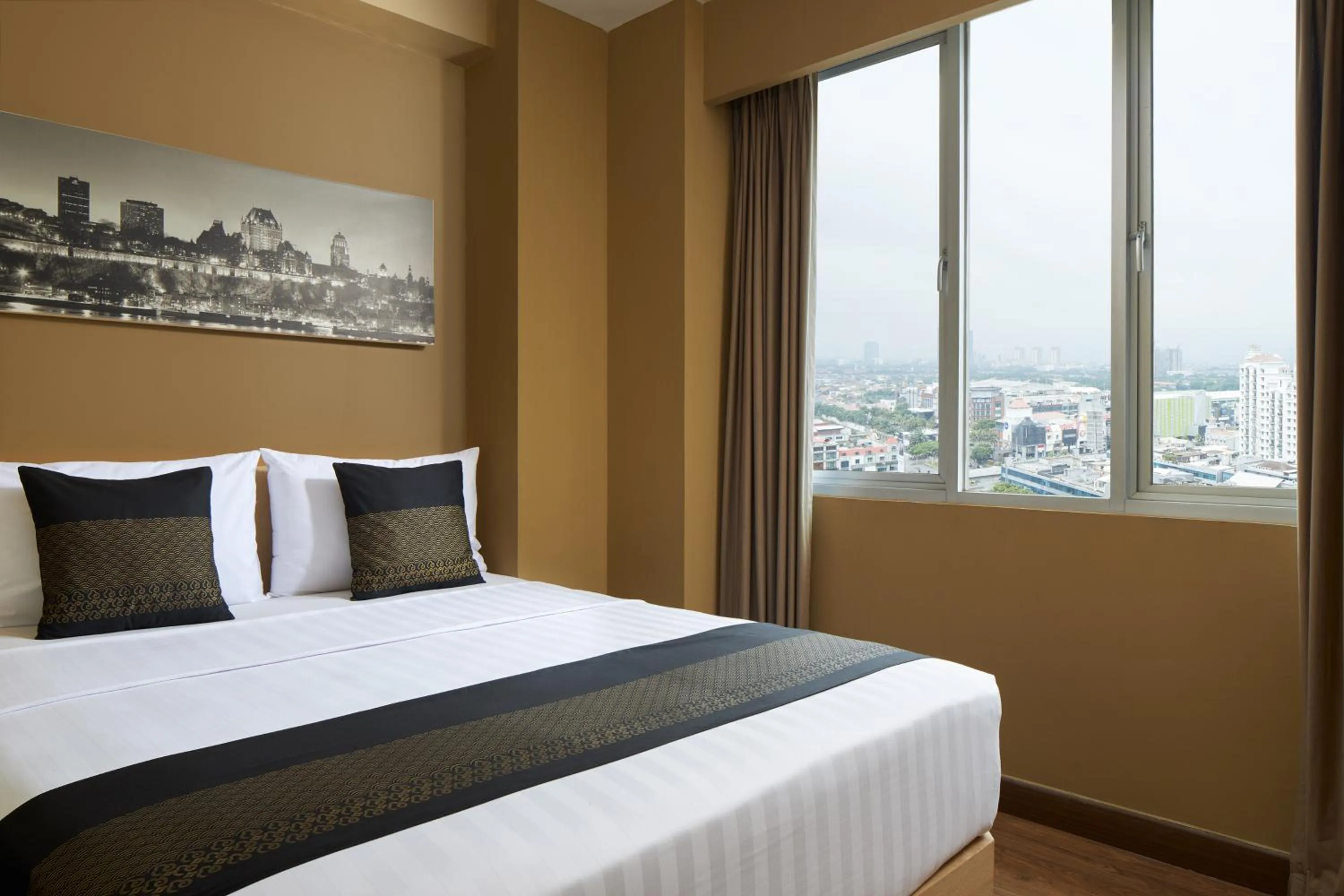 Bed in eL Hotel Jakarta