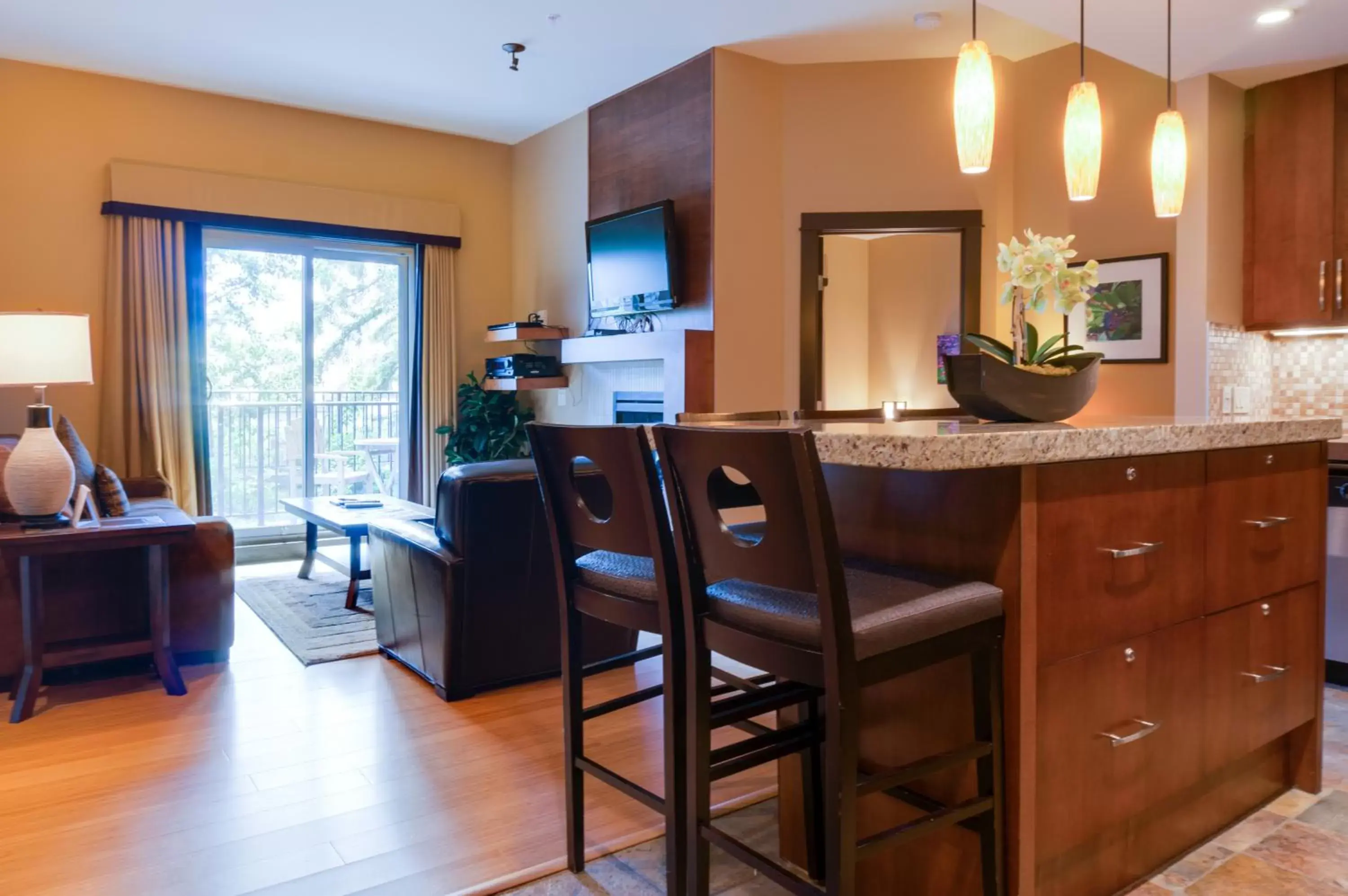 Living room in Silver Creek Lodge