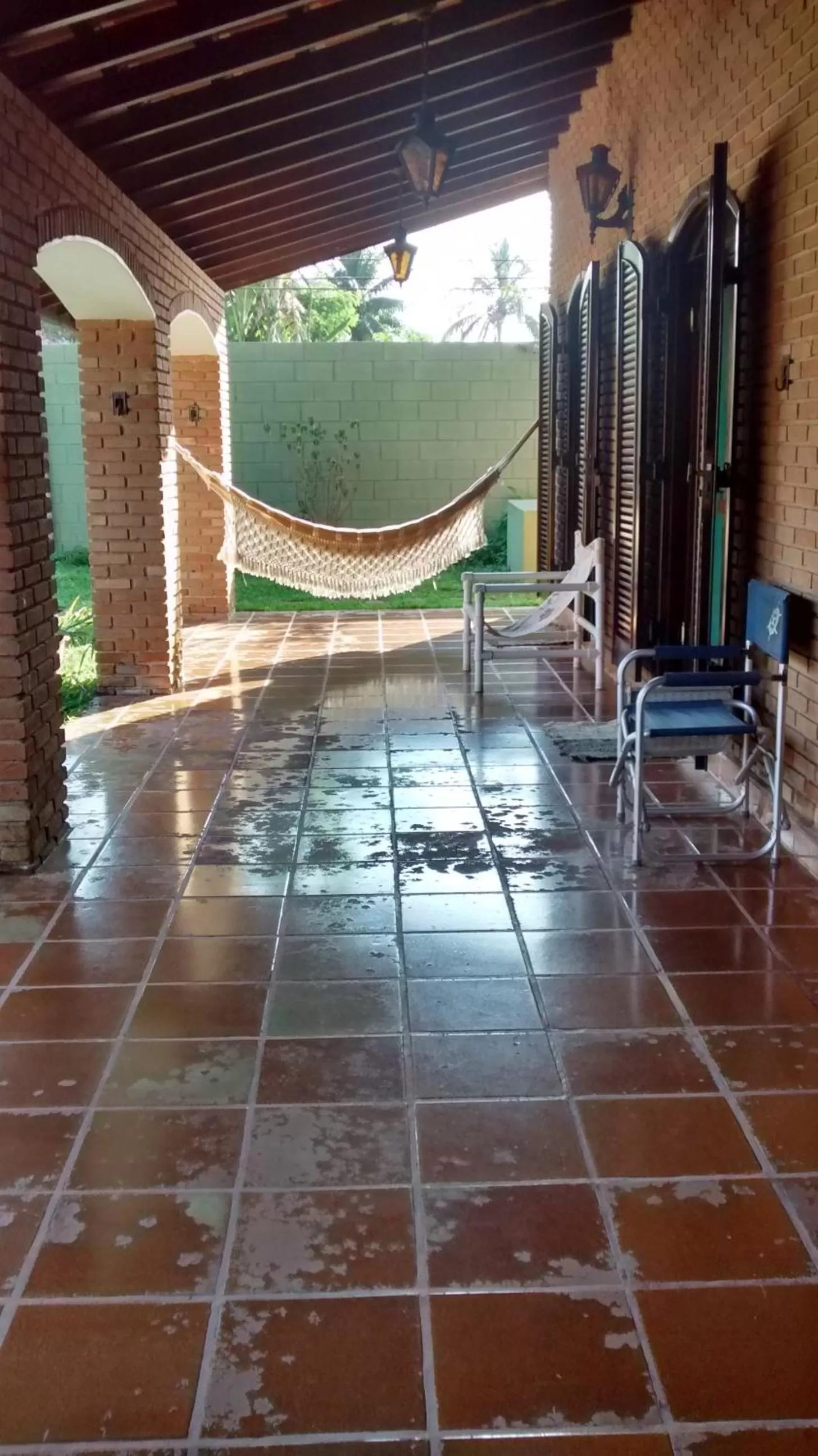Patio in Pousada Na Praia Ubatuba