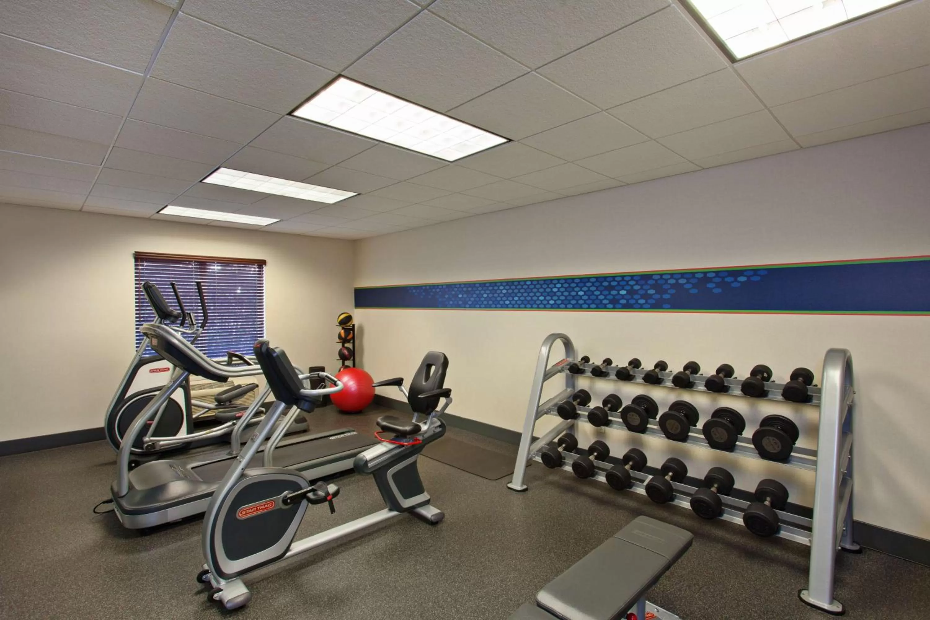 Fitness centre/facilities in Hampton Inn and Suites Merced