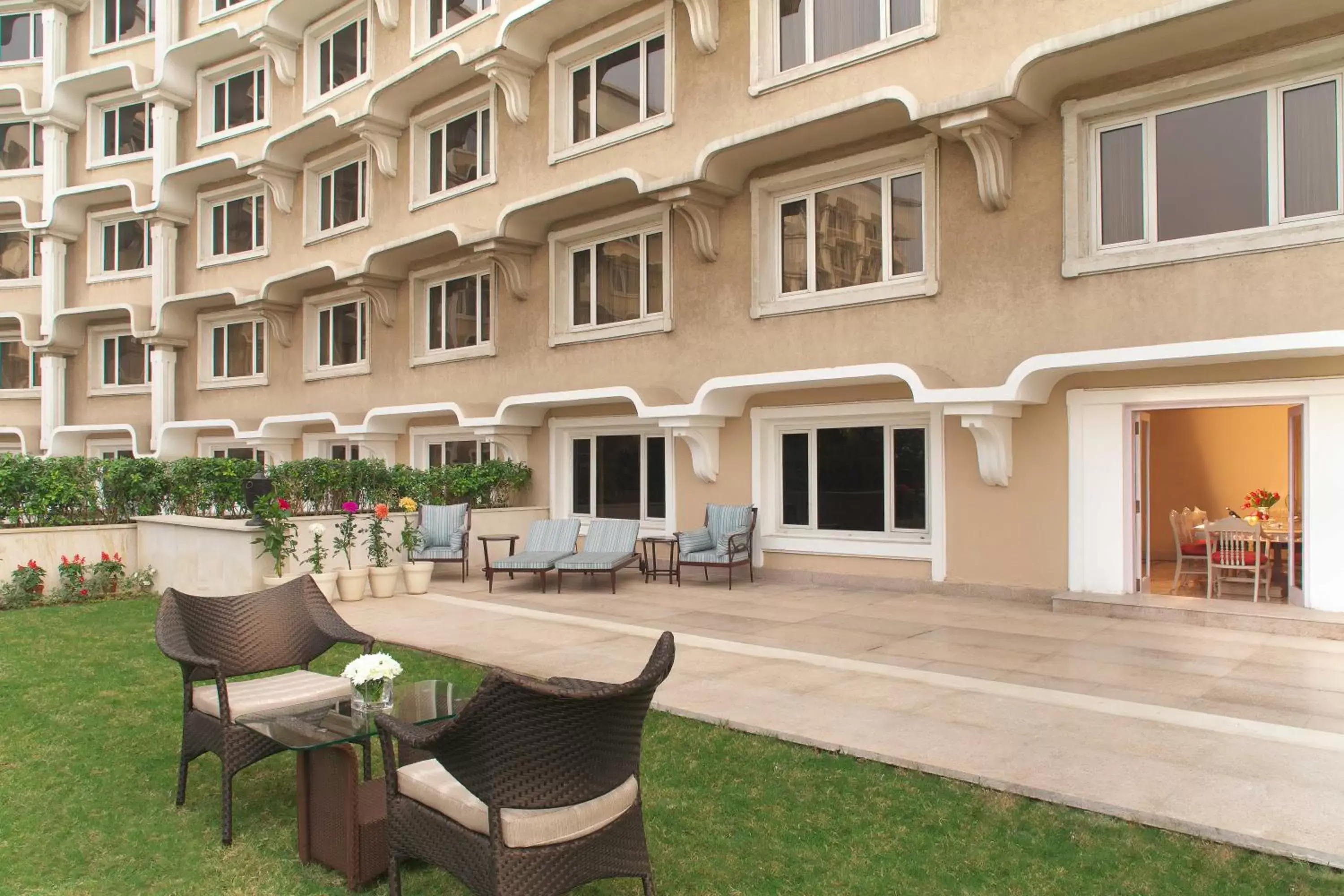 Patio, Property Building in Taj Palace, New Delhi