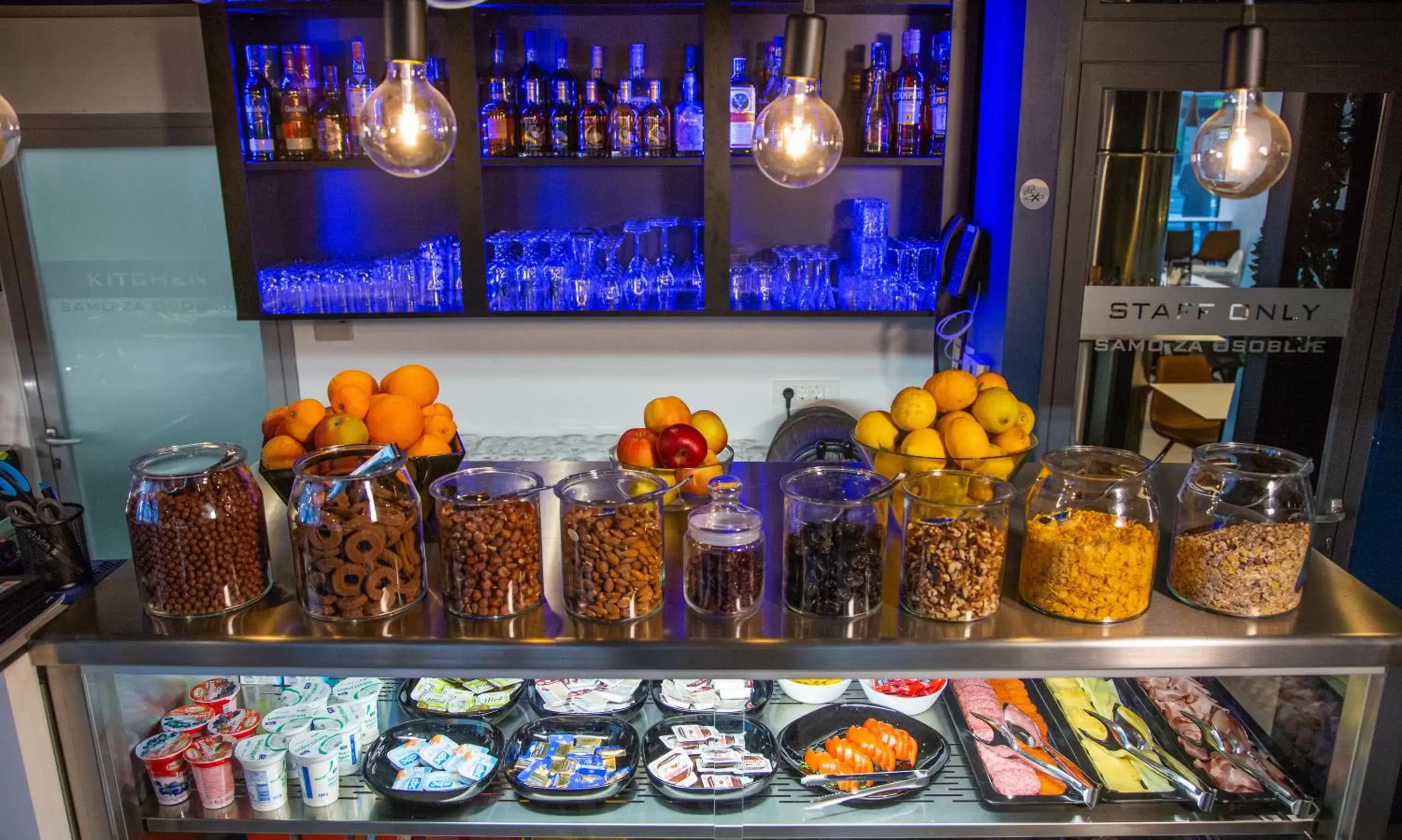 Breakfast in Hotel Blue Breakfast in Hotel Blue