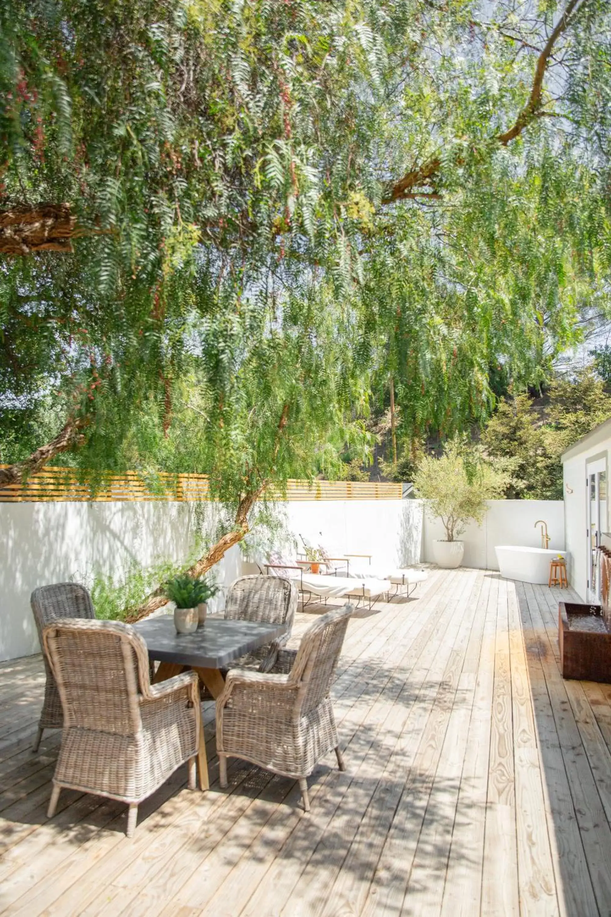 Patio in Calamigos Guest Ranch and Beach Club