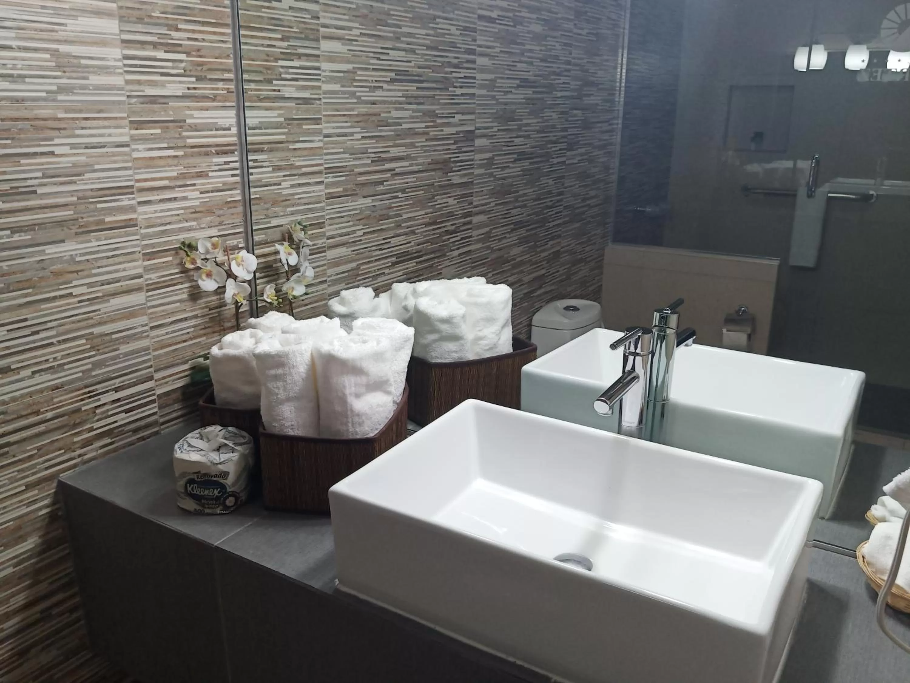 Bathroom in Baja Inn Hoteles Ensenada