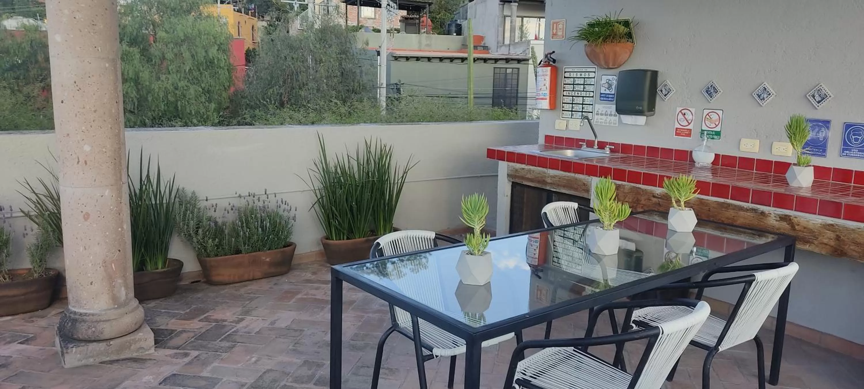 Balcony/Terrace in Casa Goyri San Miguel de Allende