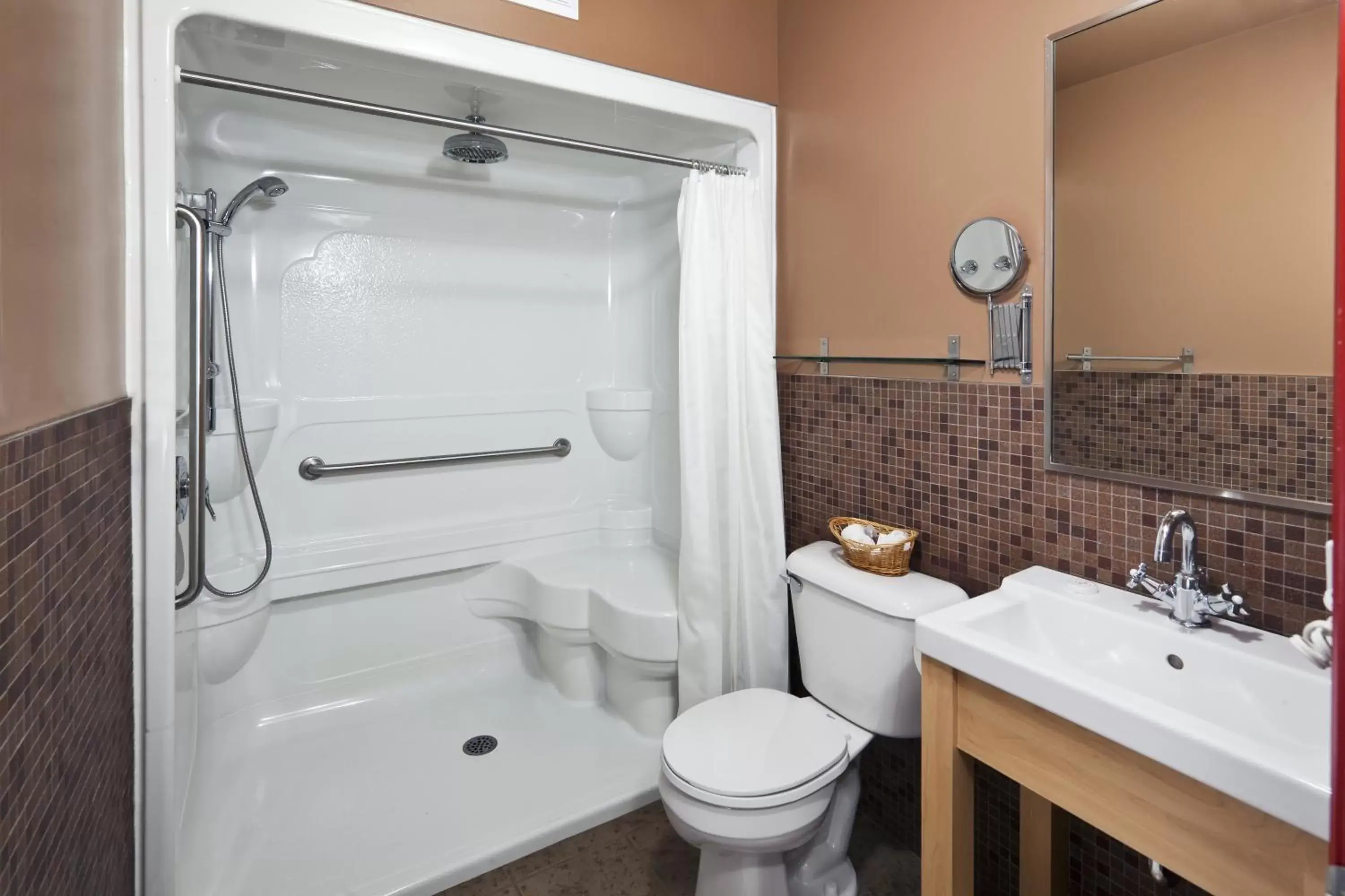 Bathroom in Hotel-Motel Castel de la Mer
