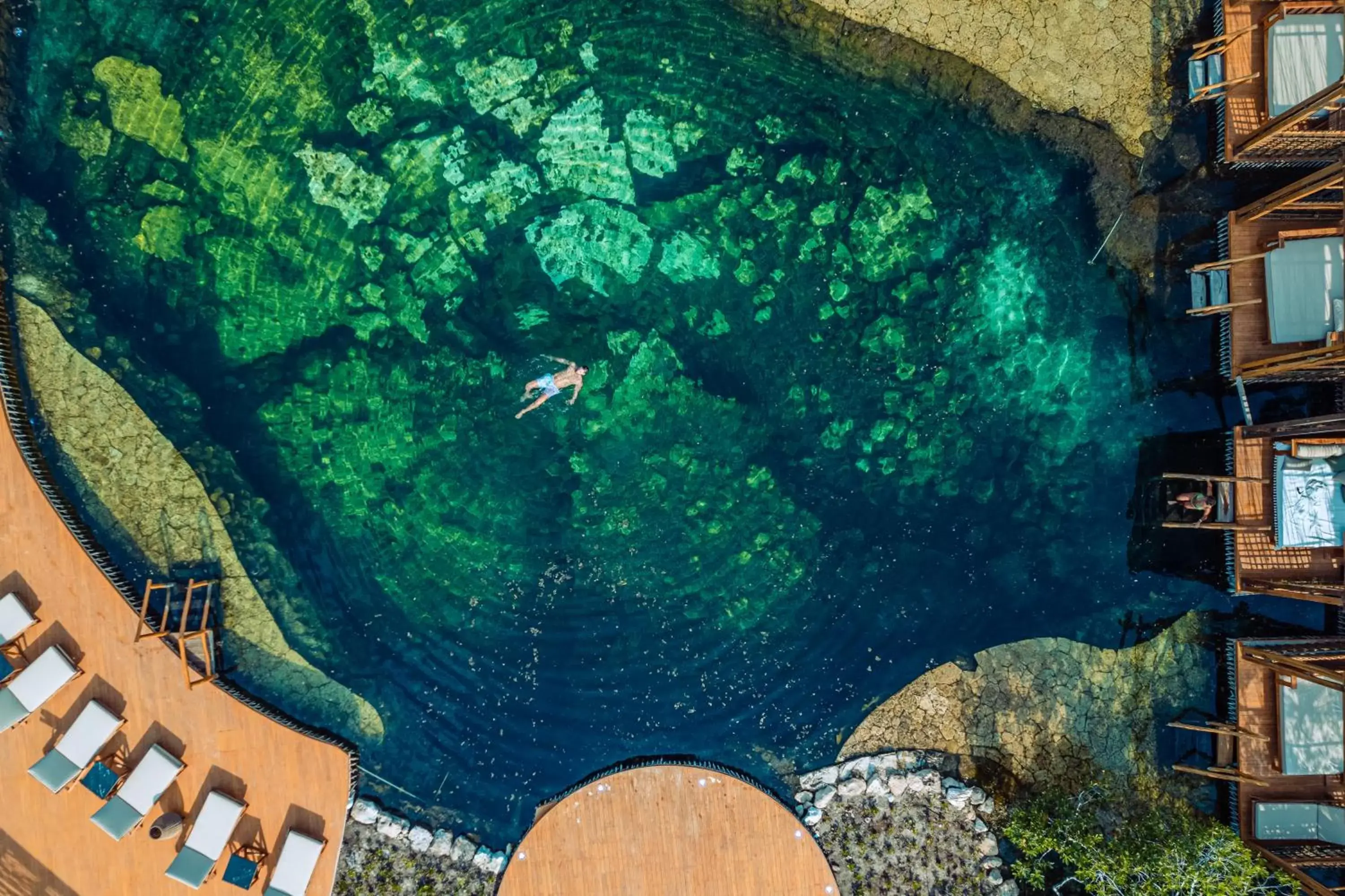 Swimming pool, Pool View in Hotel Shibari - Restaurant & Cenote Club