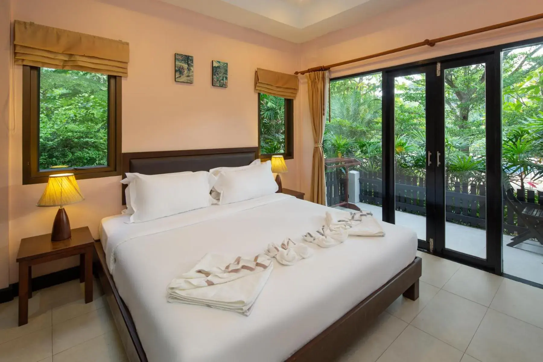 Bed in Panalee Koh Samui Resort - SHA Plus