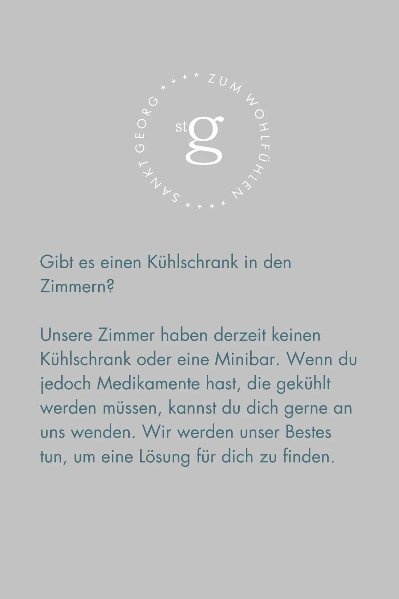 room service in Hotel St. Georg zum See