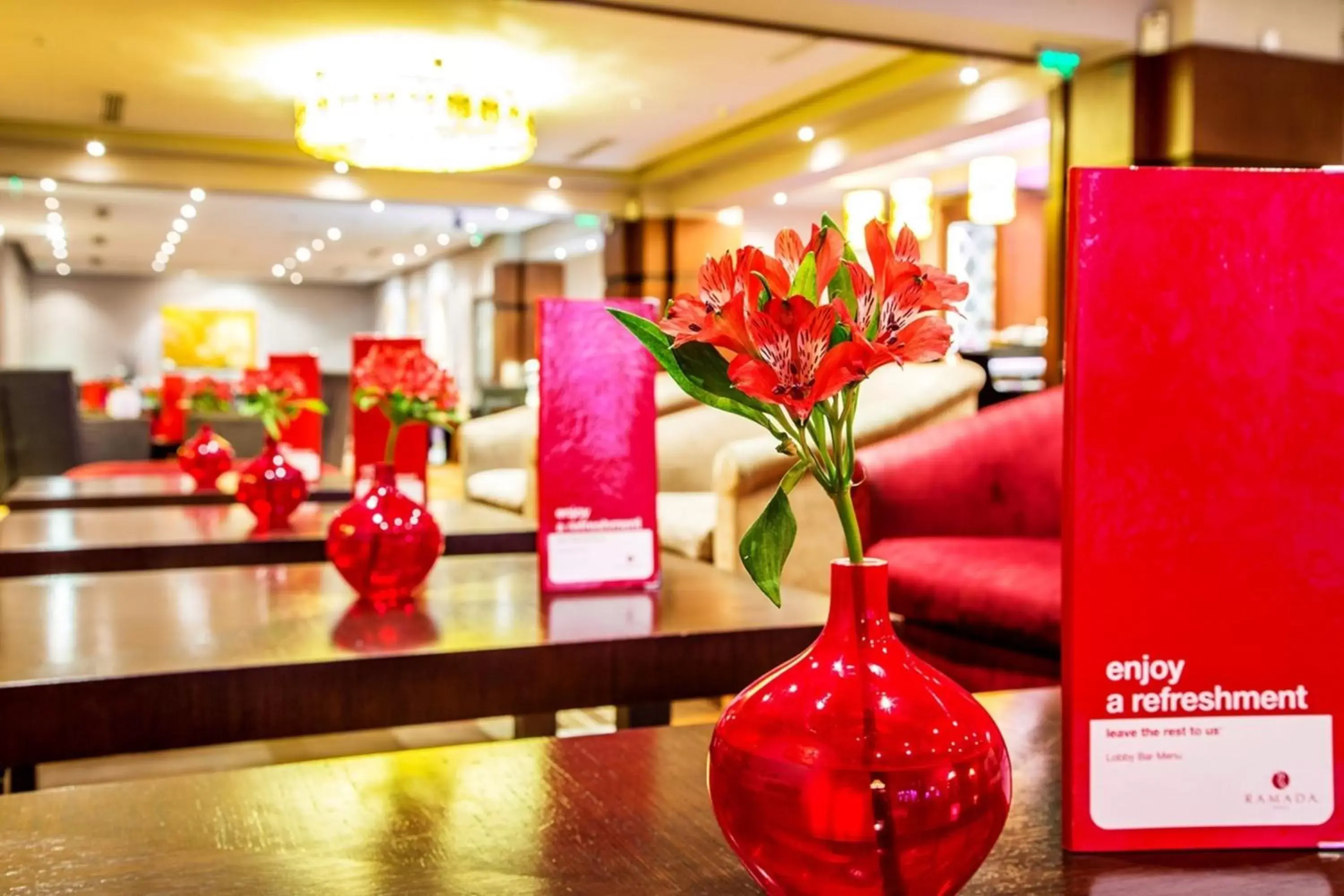 Lounge or bar, Lobby/Reception in Ramada by Wyndham Sofia City Center