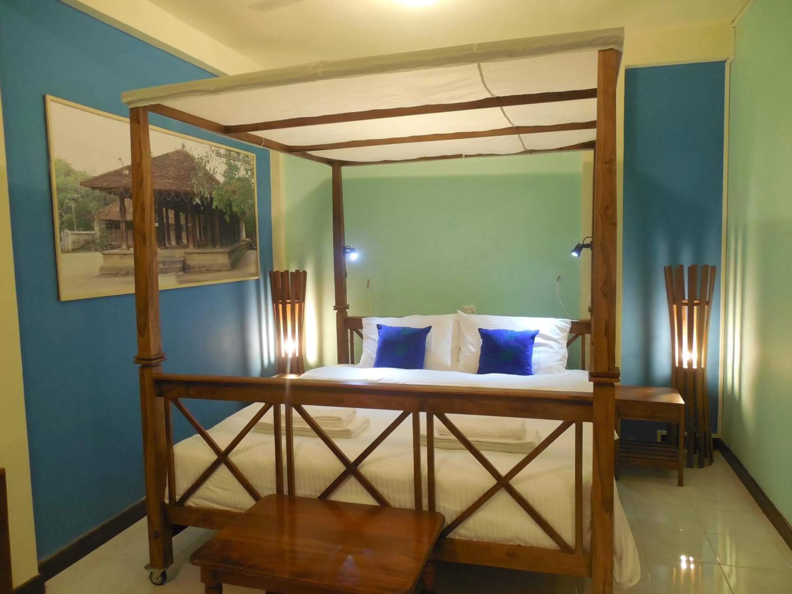 Photo of the whole room, Bed in Le leopard d 'argent