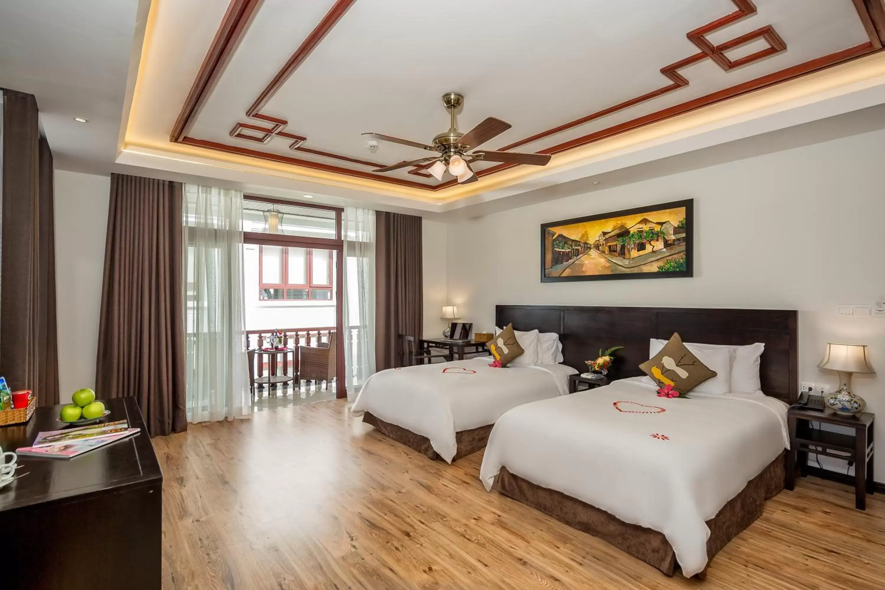 Superior Twin Room with Balcony in Hoi An Emotion Boutique Hotel