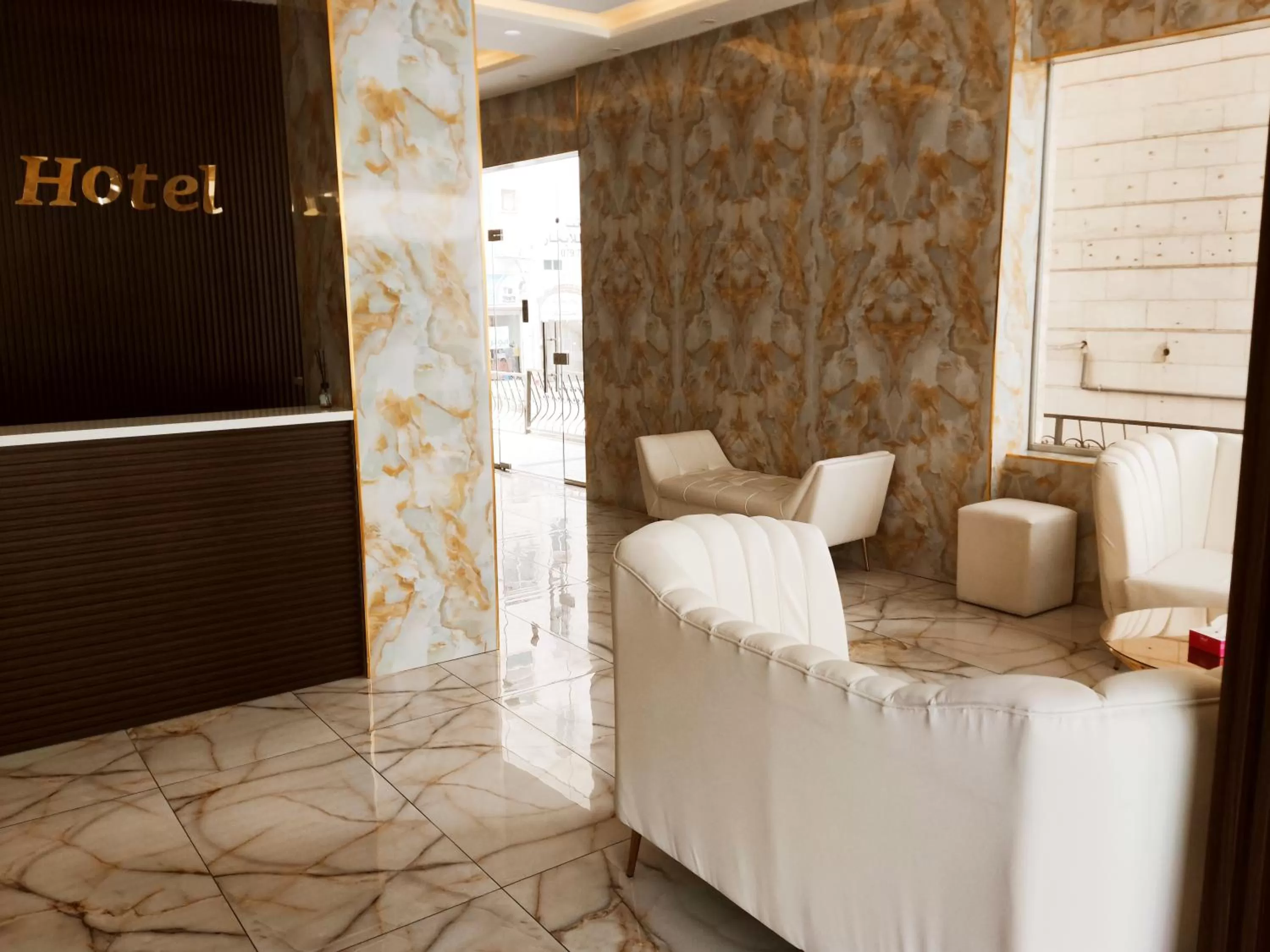 Lobby or reception in Golden Plaza Hotel