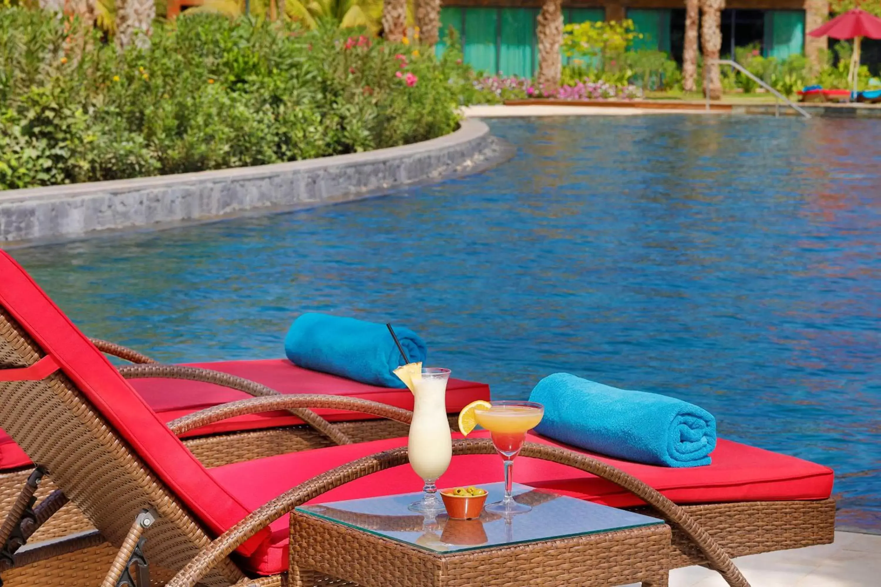 Patio, Swimming Pool in Hilton Cabo Verde Sal Resort