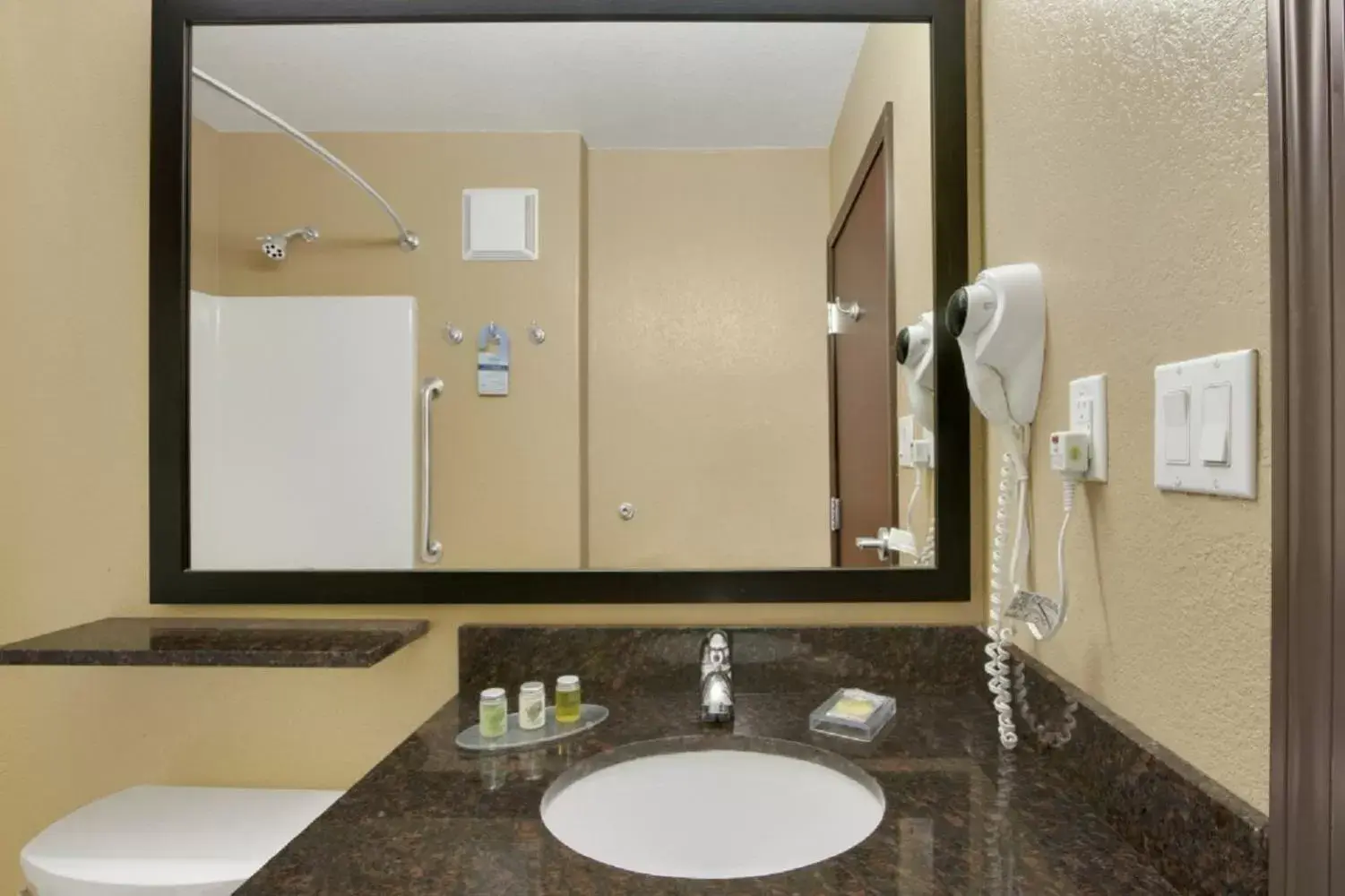 Bathroom in Microtel Inn & Suites by Wyndham Buda Austin South