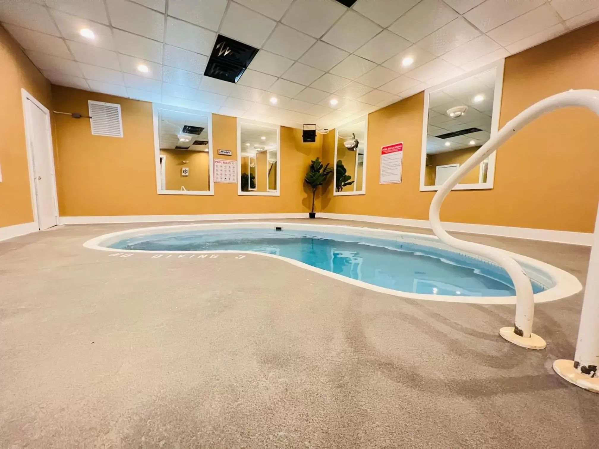 Swimming Pool in Inn of the Dove Romantic Luxury Suites with Jacuzzi & Fireplace at Harrisburg-Hershey, PA