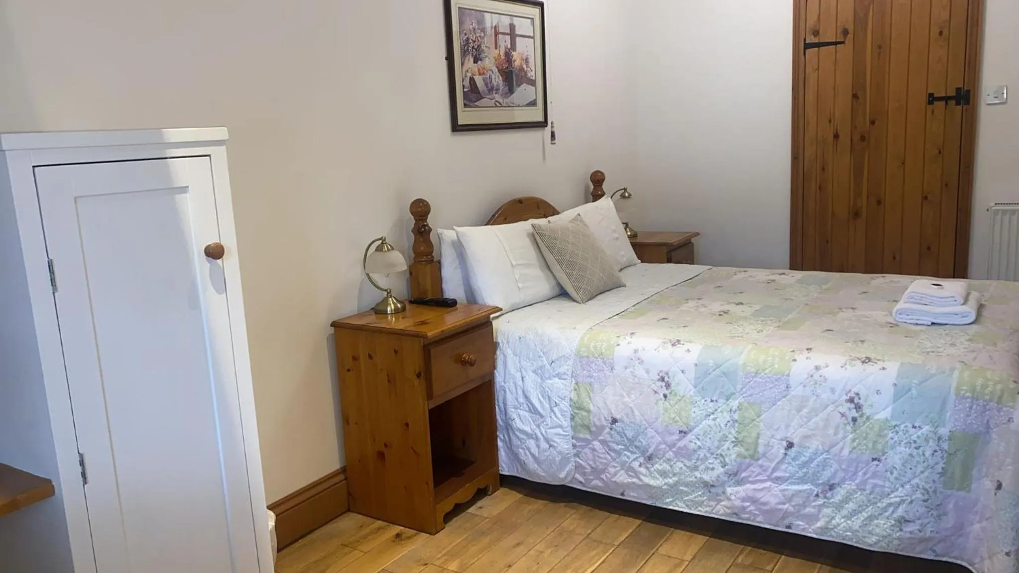 Bed in Church Farm Accommodation