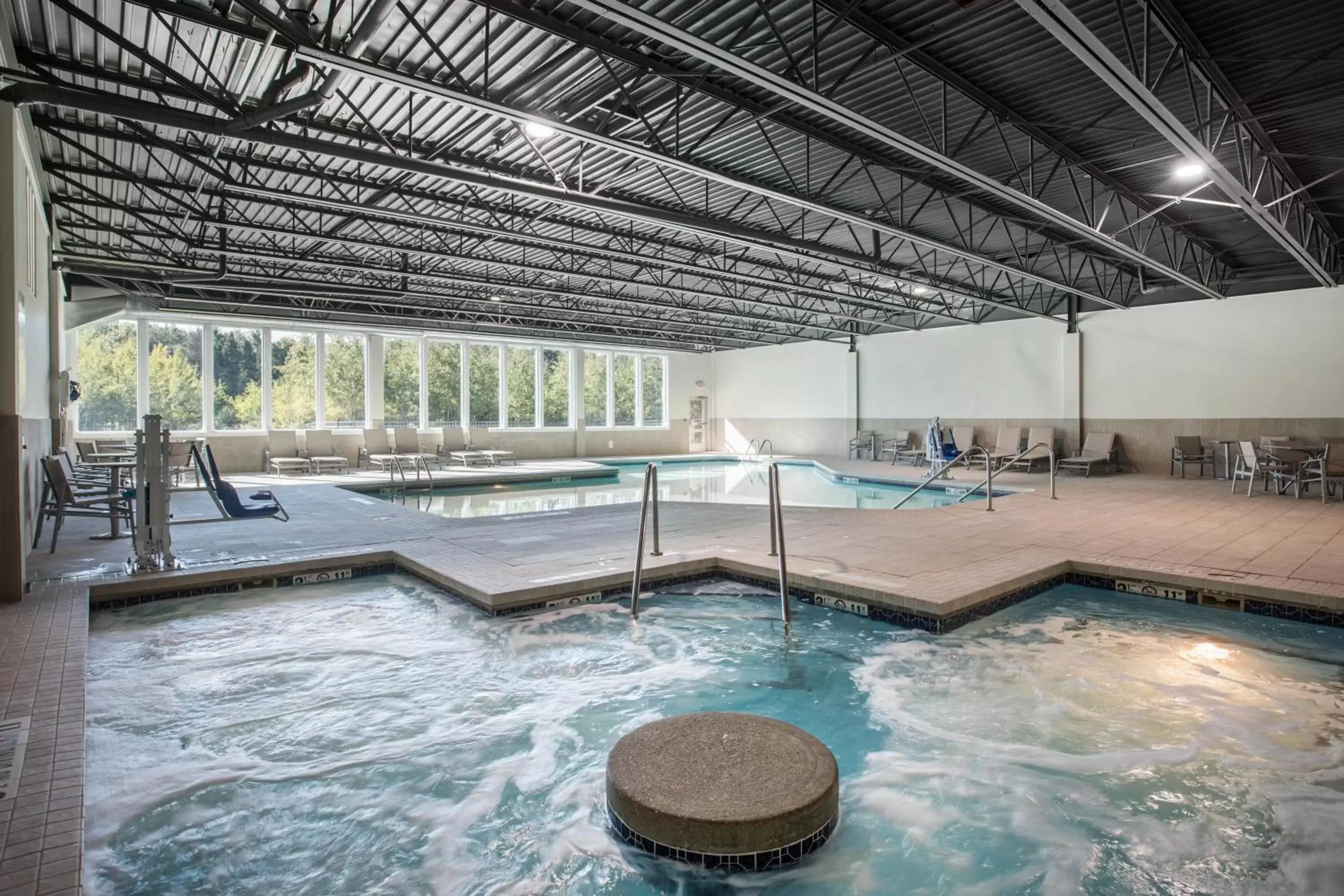 Swimming Pool in Holiday Inn Express & Suites Ludington, an IHG Hotel