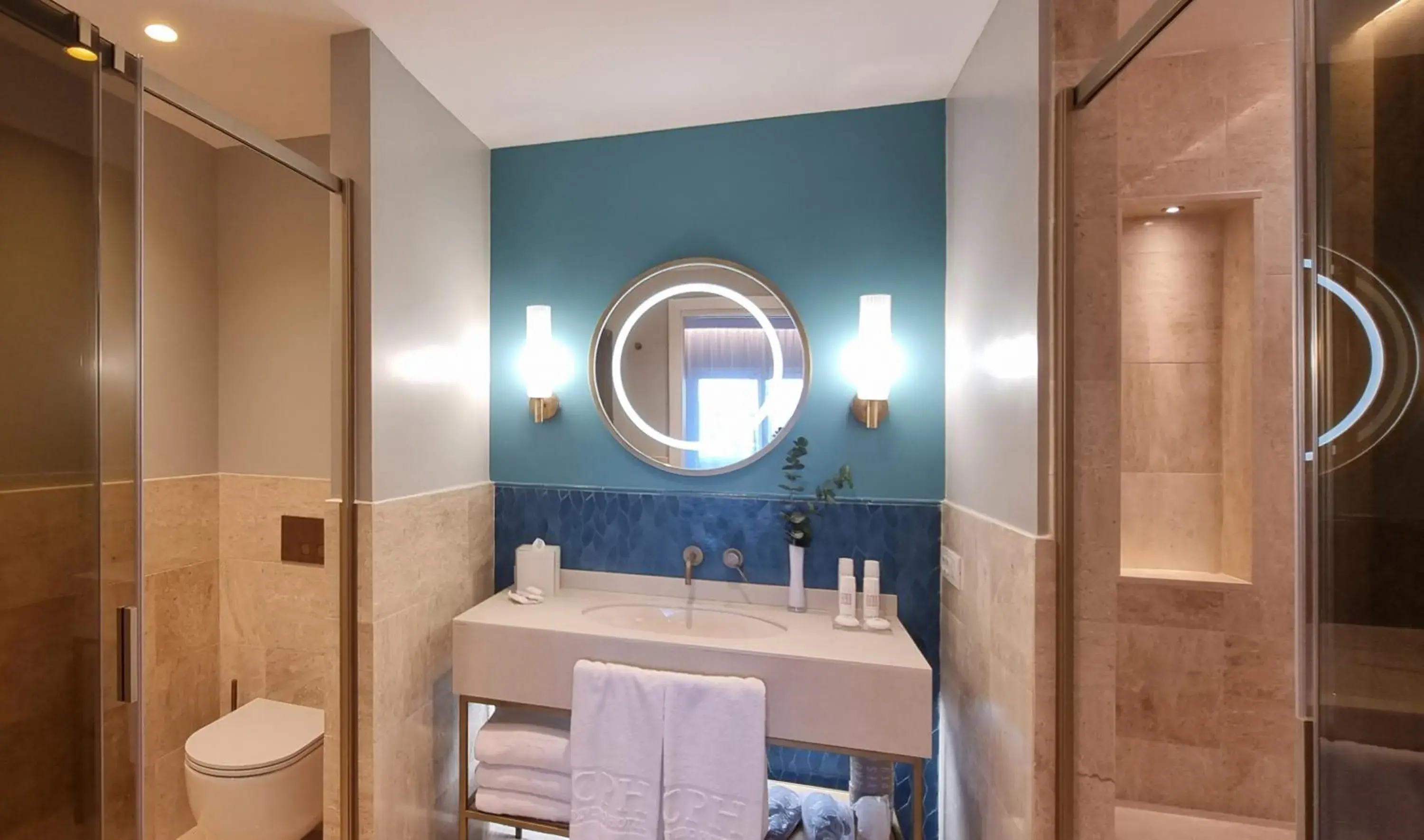 Bathroom in CPH | Pevero Hotel