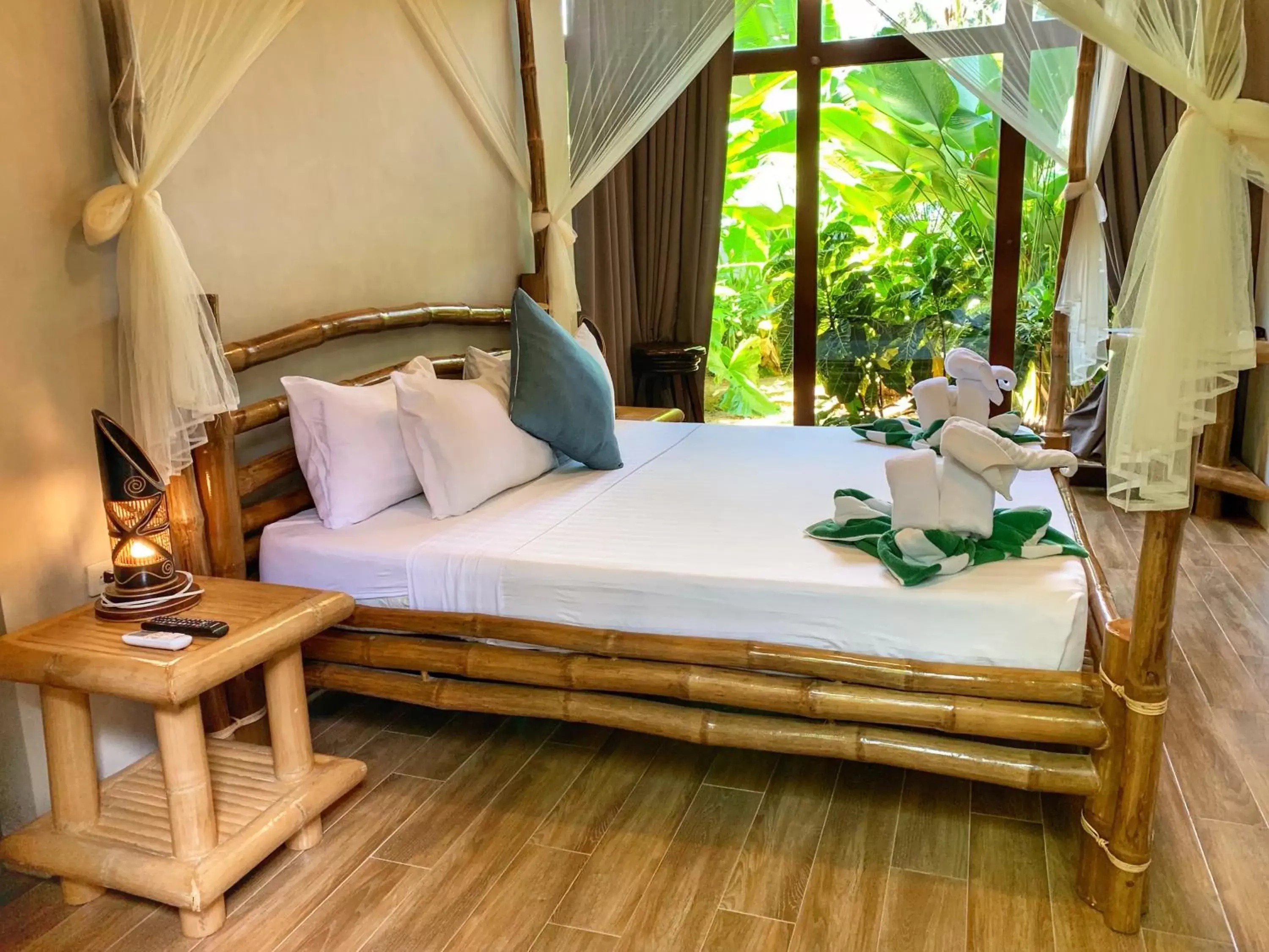 Bed in Buko Beach Resort