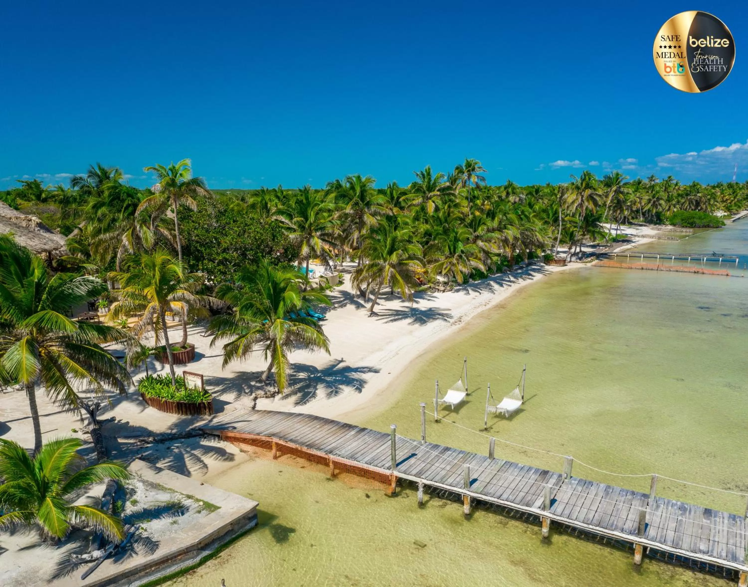 Facade/entrance in Portofino Beach Resort-An Authentic Island Escape!